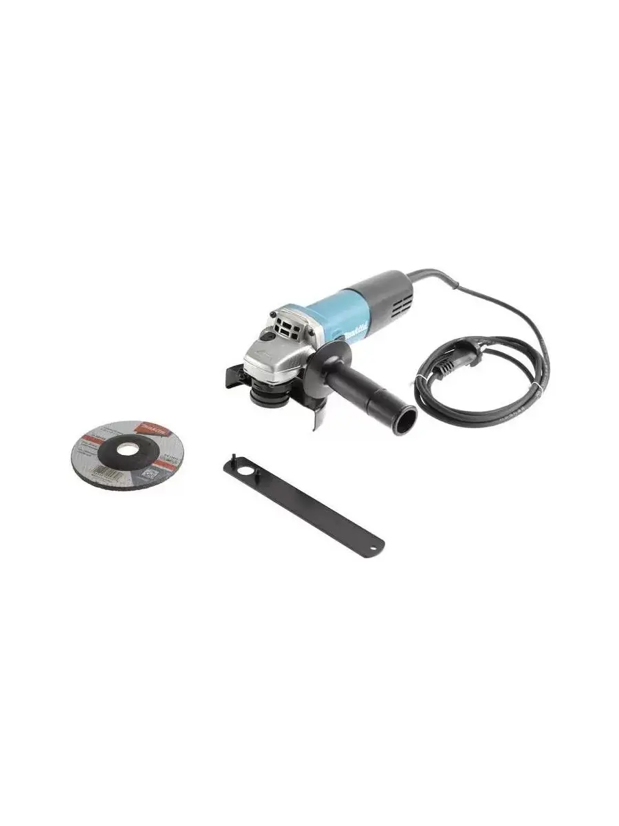 Изображение товара Угловая шлифмашина Makita 9557HNRK 115 мм 840 Вт профессиональный инструмент