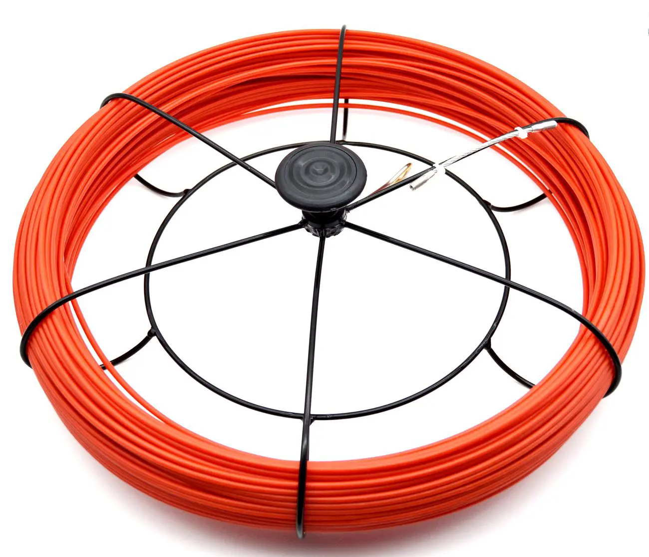 Изображение товара Зонд для протяжки кабеля d3.5 мм 25 м в кассете №1 цвет красный
