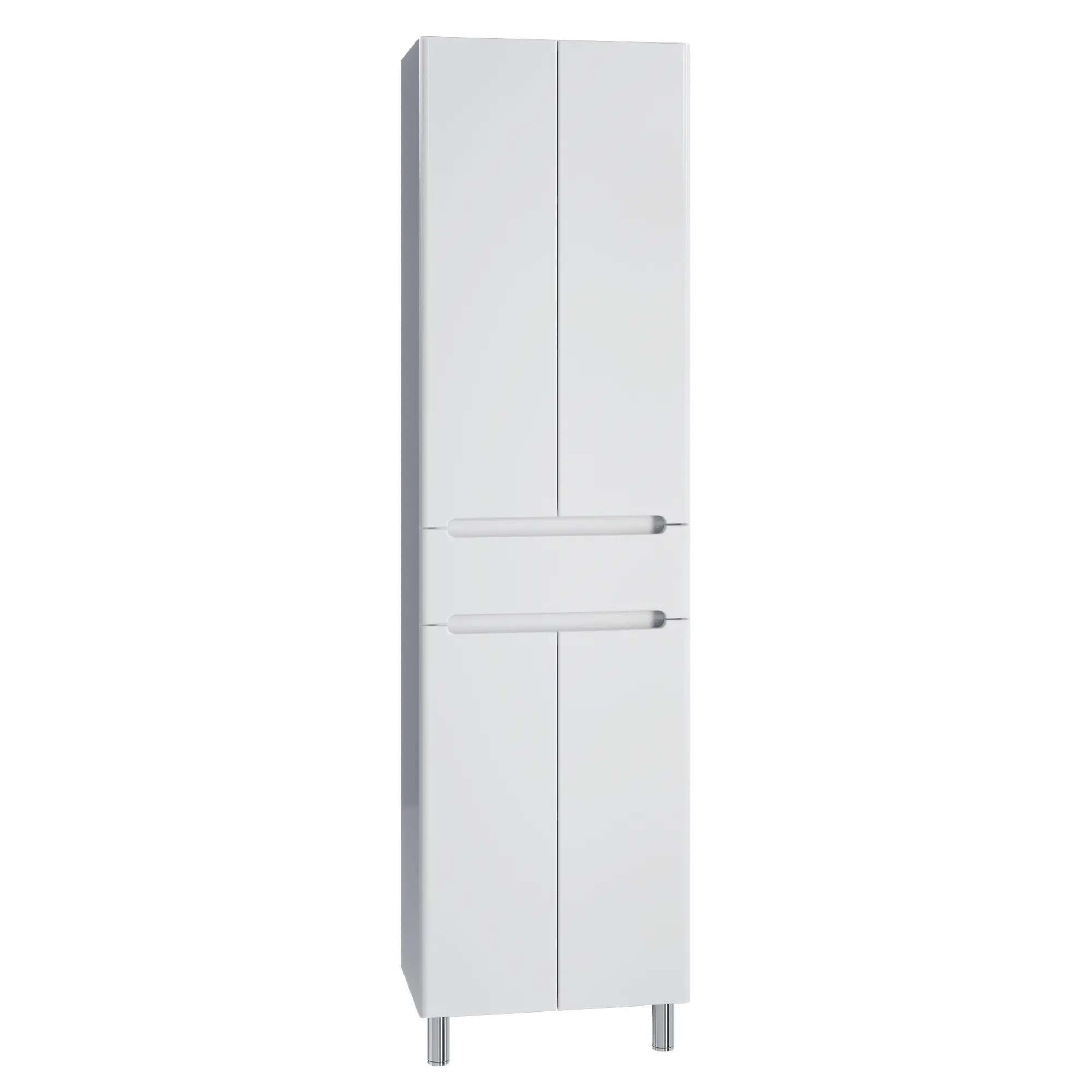 Изображение товара Пенал RUVANN NIKA 50 в ванную напольный/подвесной, разборный цвет белый