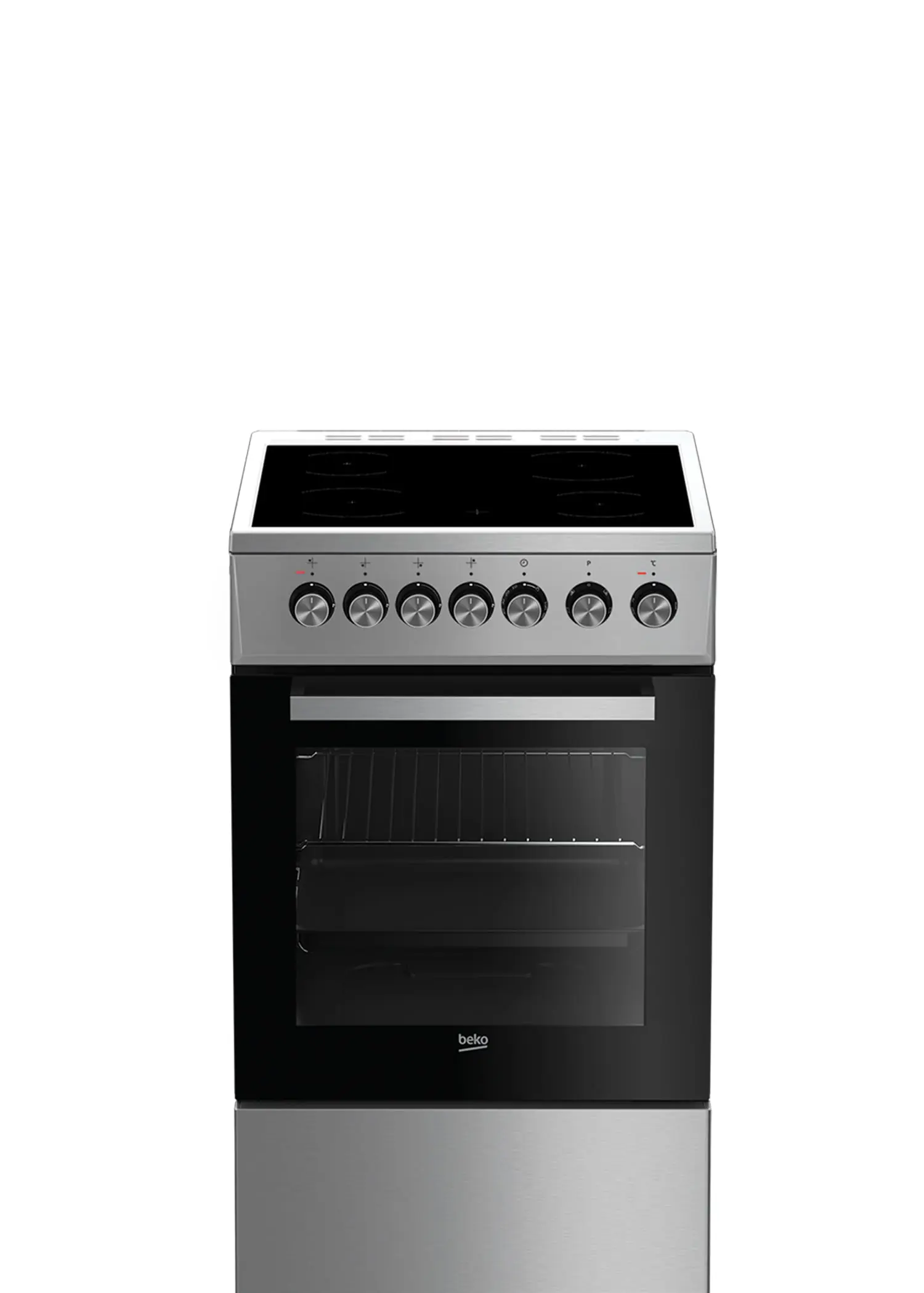 Изображение товара Электрическая плита с духовкой Beko FSS57100GX 50x85x60 см цвет нержавеющая сталь