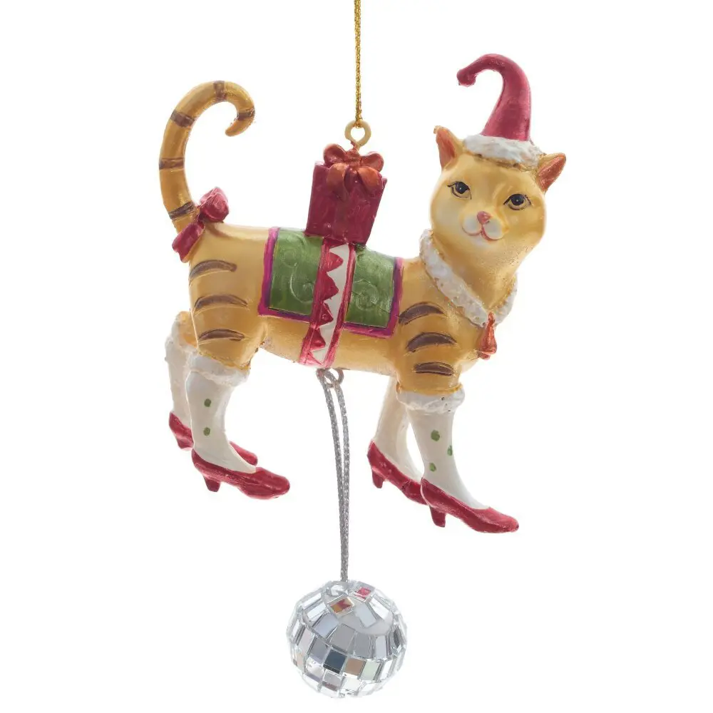 Изображение товара Елочная игрушка 811363 8.5 см x 3 см оранжевый/медный