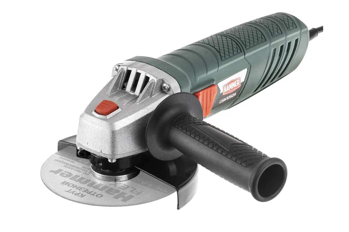 Изображение товара Углошлифовальная машина Hammer USM1050A 1050 Вт, 125 мм, регулятор оборотов