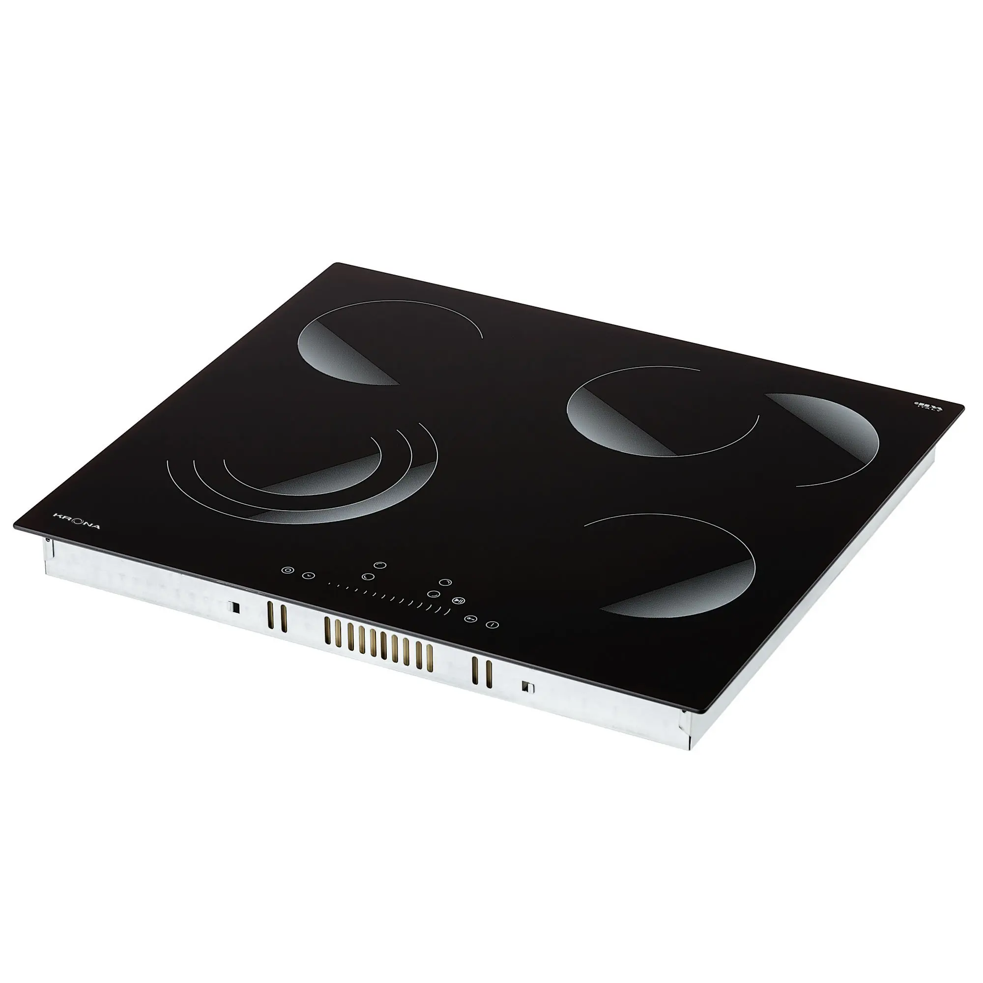 Изображение товара Стеклокерамическая варочная панель Krona Brillare 60 BL 59 см 4 конфорки цвет черный