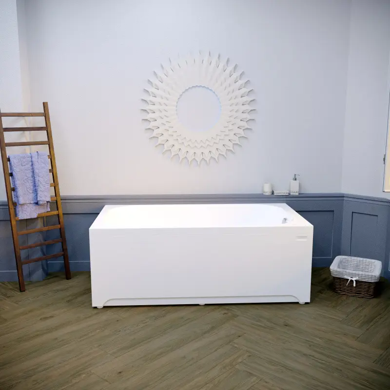 Изображение товара Прямоугольная акриловая ванна Радомир Прованс 170х90 см с гарантией 10 лет