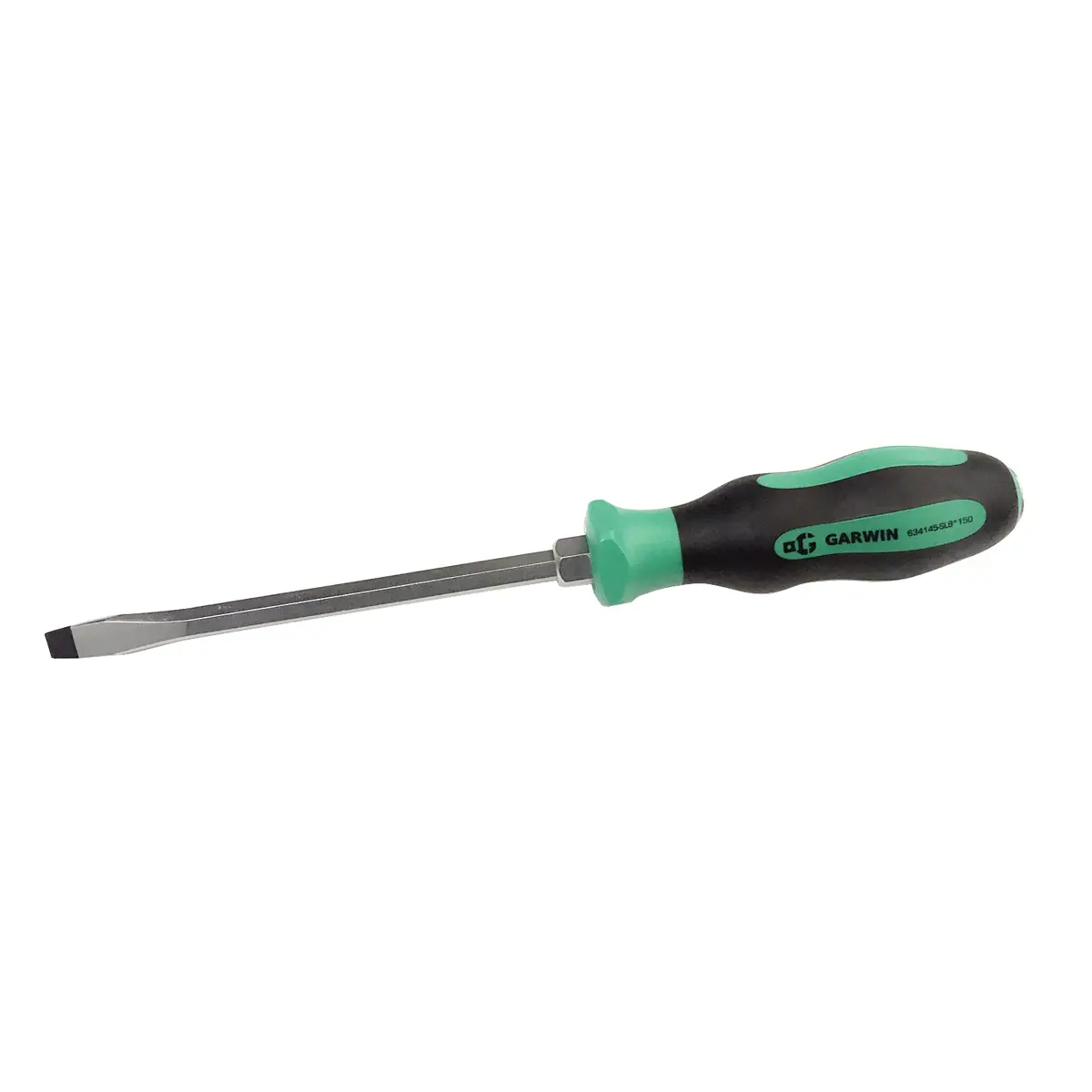 Изображение товара Отвертка прямая Garwin pro 634145-sl8*150 с усиленной сталью и ударным затыльником