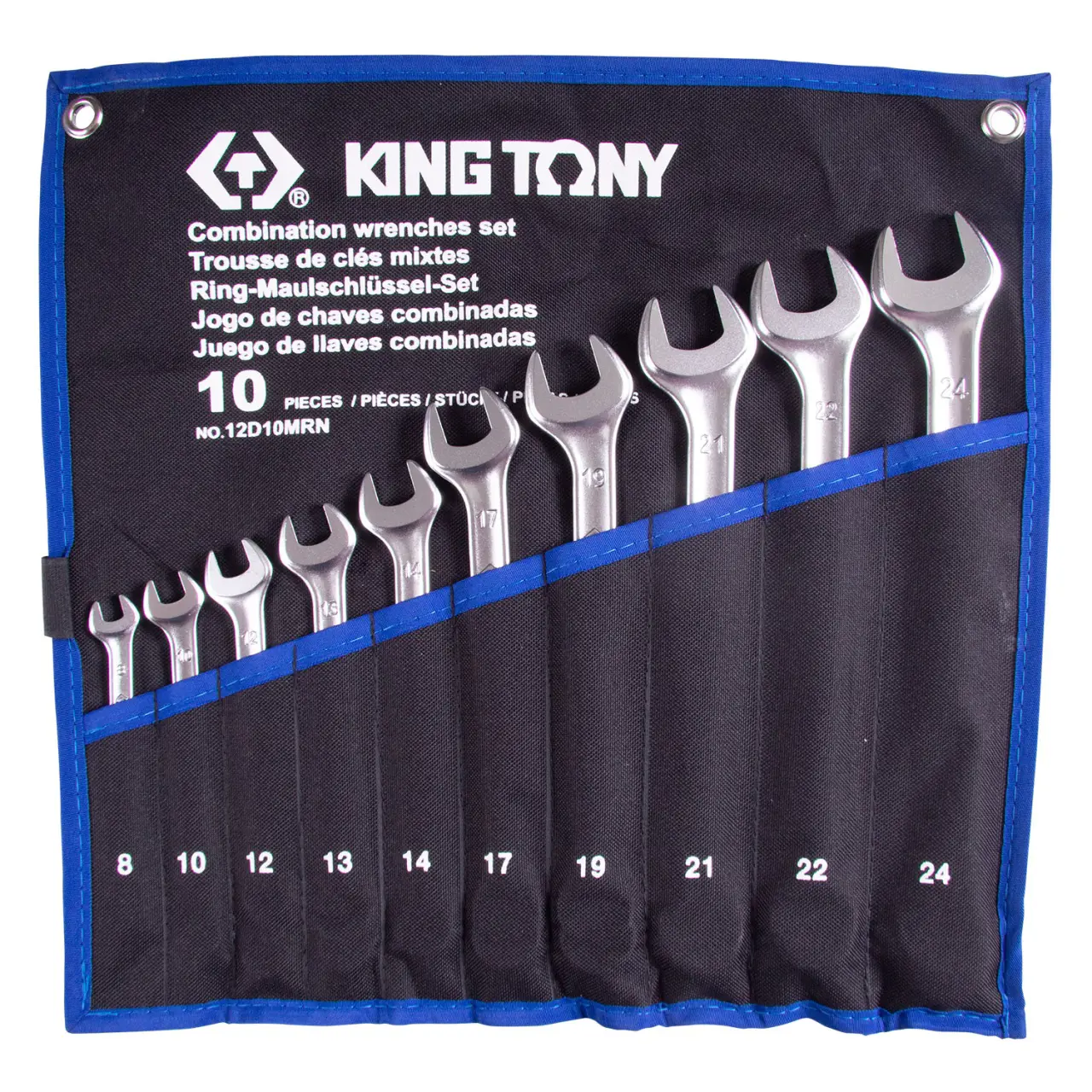 Изображение товара Набор ключей комбинированных King Tony 12D10MRN 8-24 мм, 10 шт