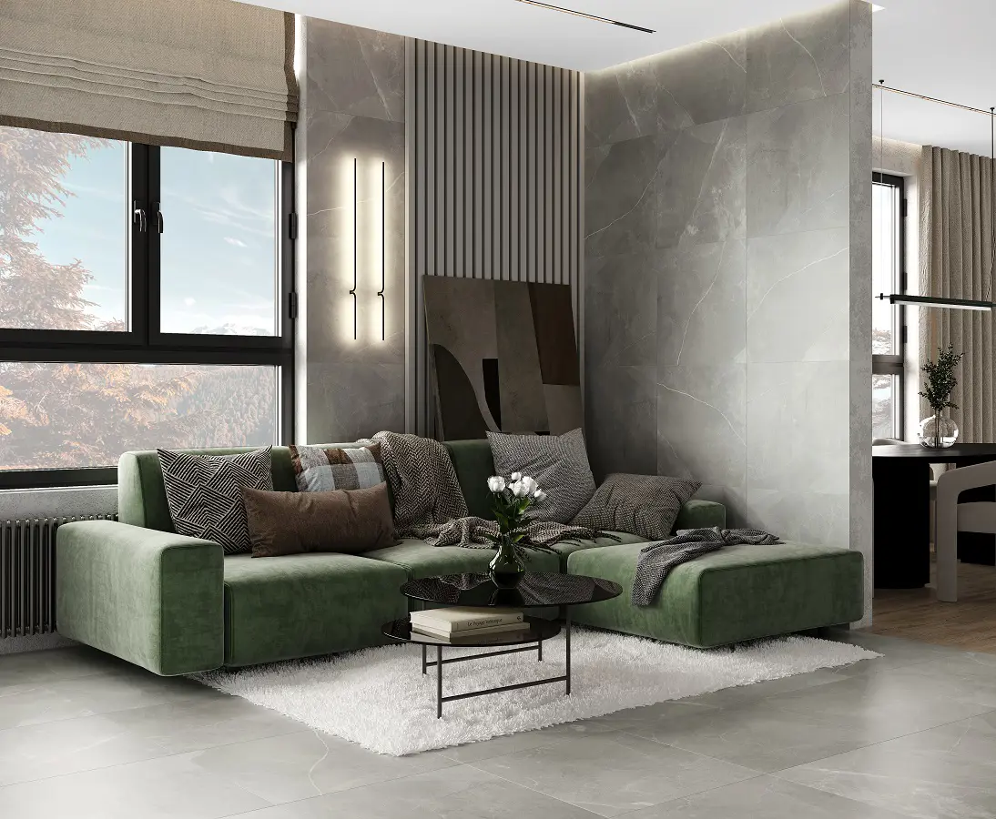 Изображение товара Керамогранит Laparet Optima claro x9999292470 60x60см 1.44 м² цвет серый, цена за упаковку