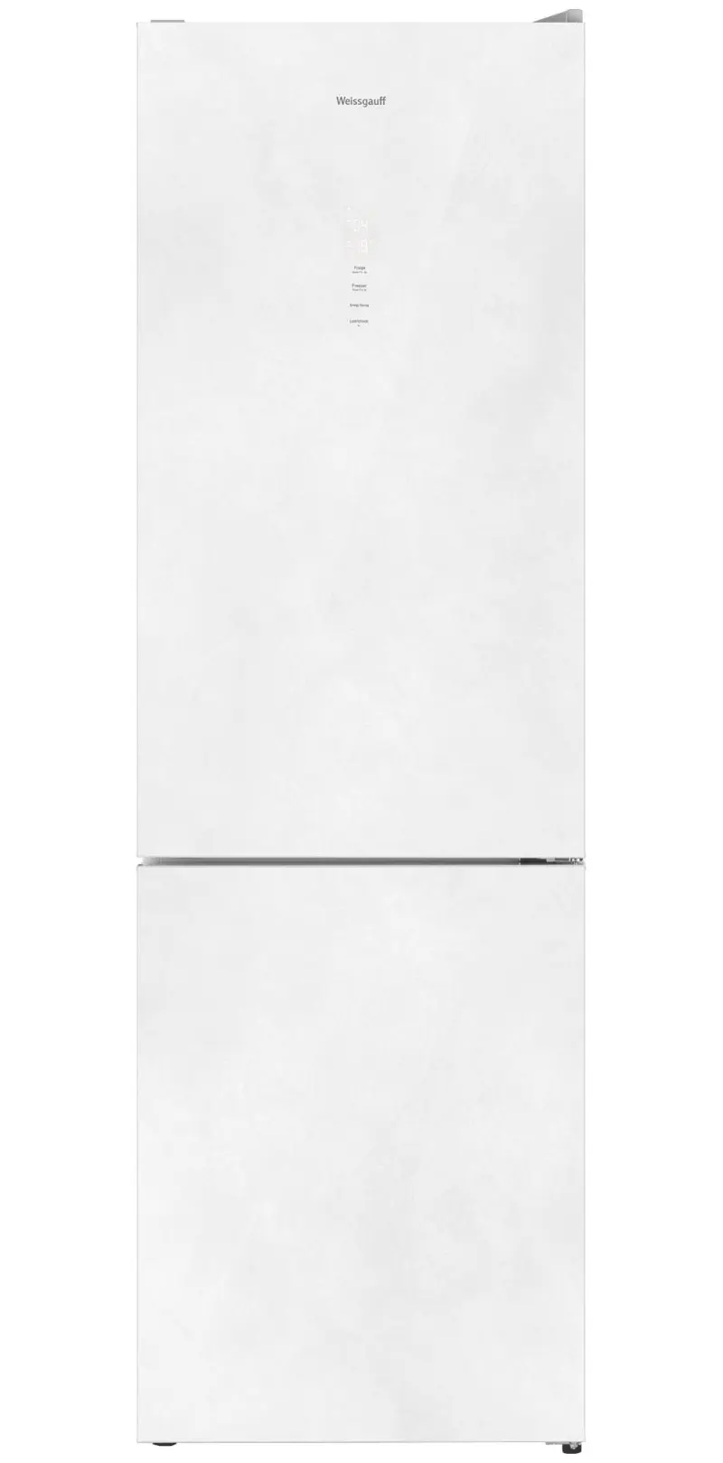 Изображение товара Отдельностоящий холодильник двухкамерный Weissgauff WRK 195 D Full NoFrost White Rock Glass 59.5x195 см цвет белый