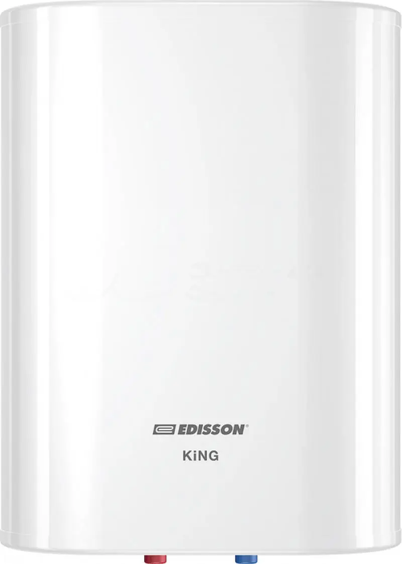 Изображение товара Электрический накопительный водонагреватель Edisson King 30 V 2 кВт 30 л нержавеющая сталь