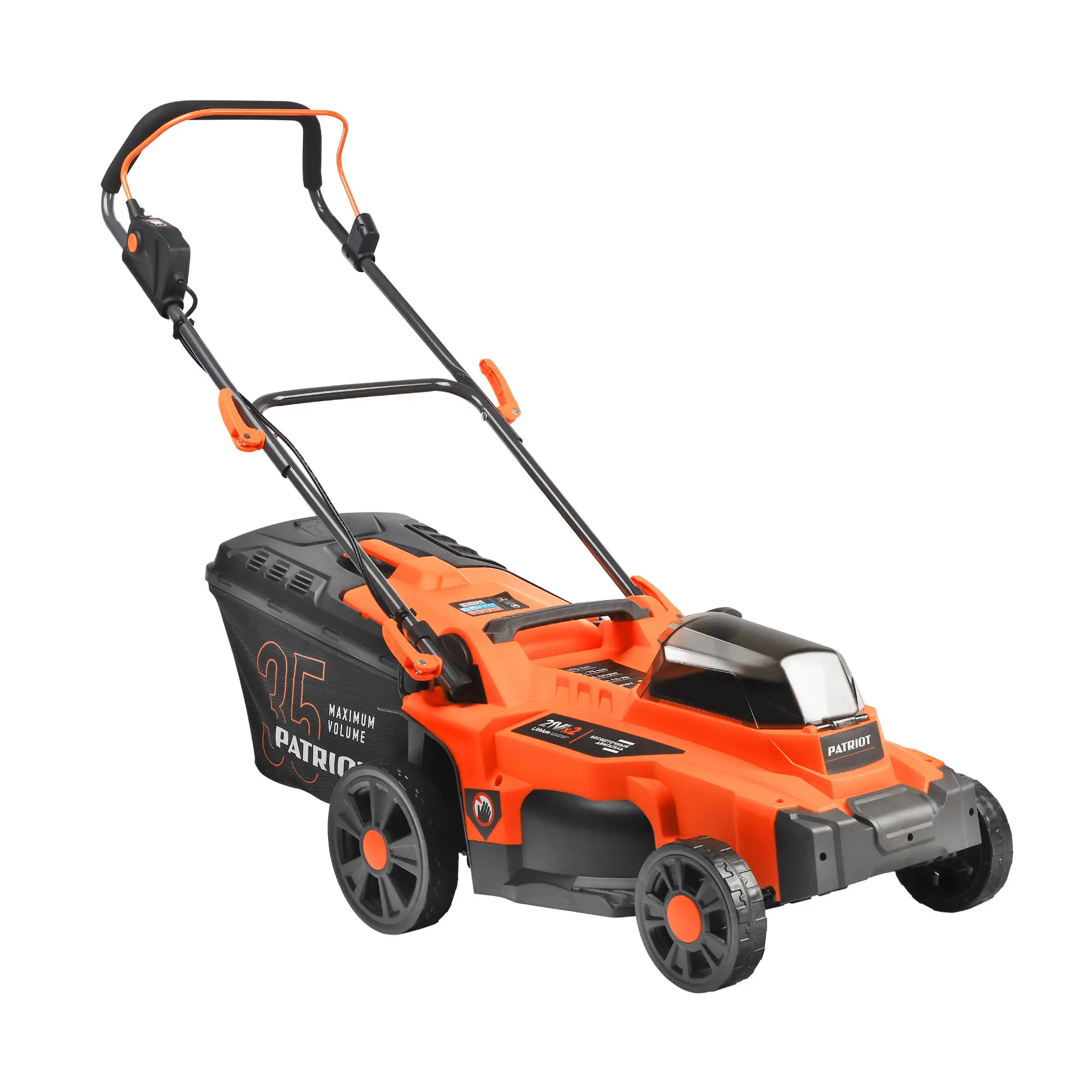 Изображение товара Газонокосилка аккумуляторная Patriot CM 440 221В UES 21 В 37 см АКБ и ЗУ в комплект не входят