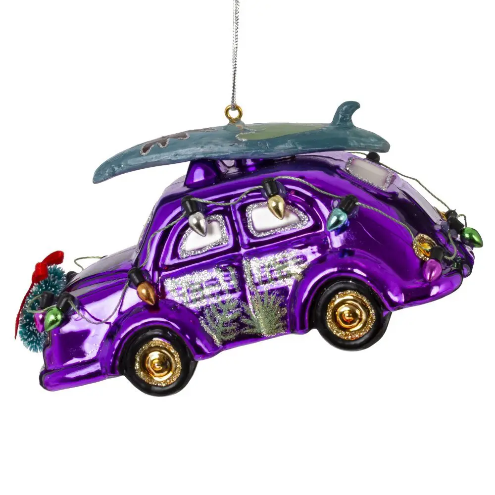 Изображение товара Елочная игрушка 813830 6.5 см x 6.5 см фиолетовый