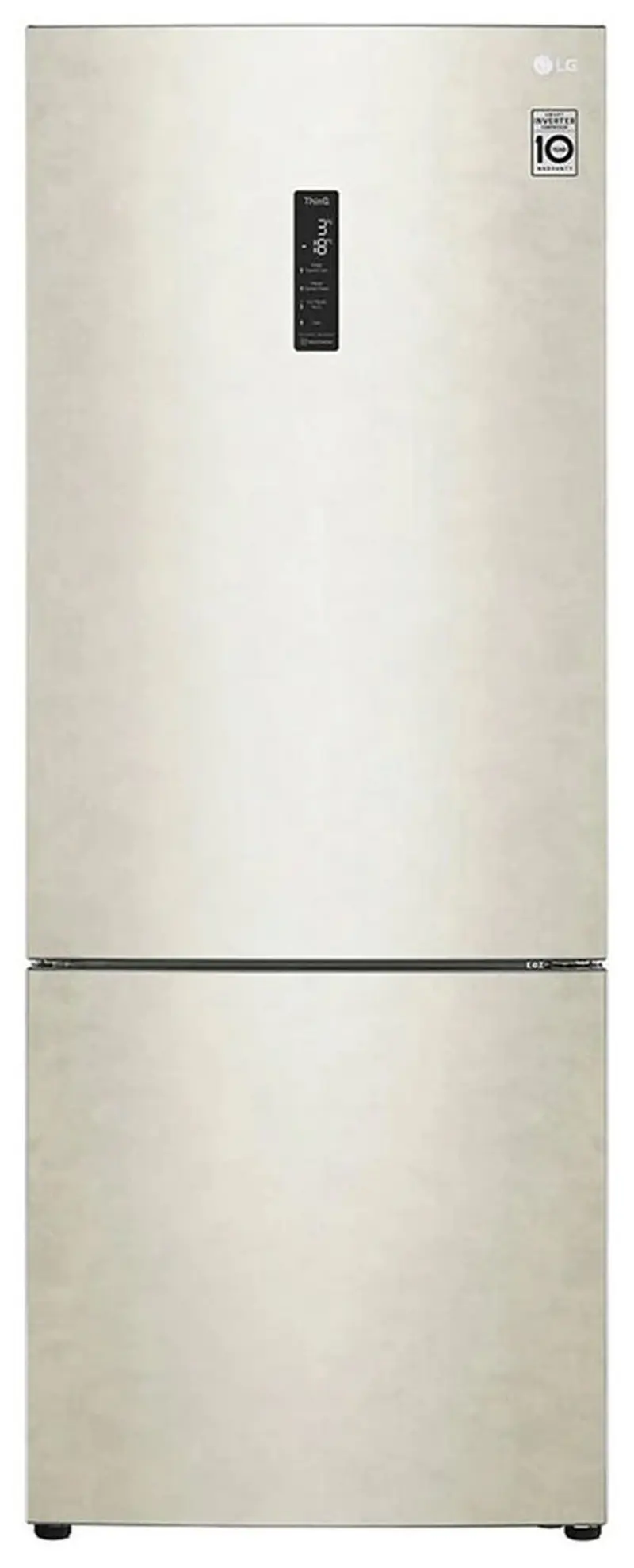 Изображение товара Холодильник Lg GC-B569PECM 70x185 см цвет бежевый