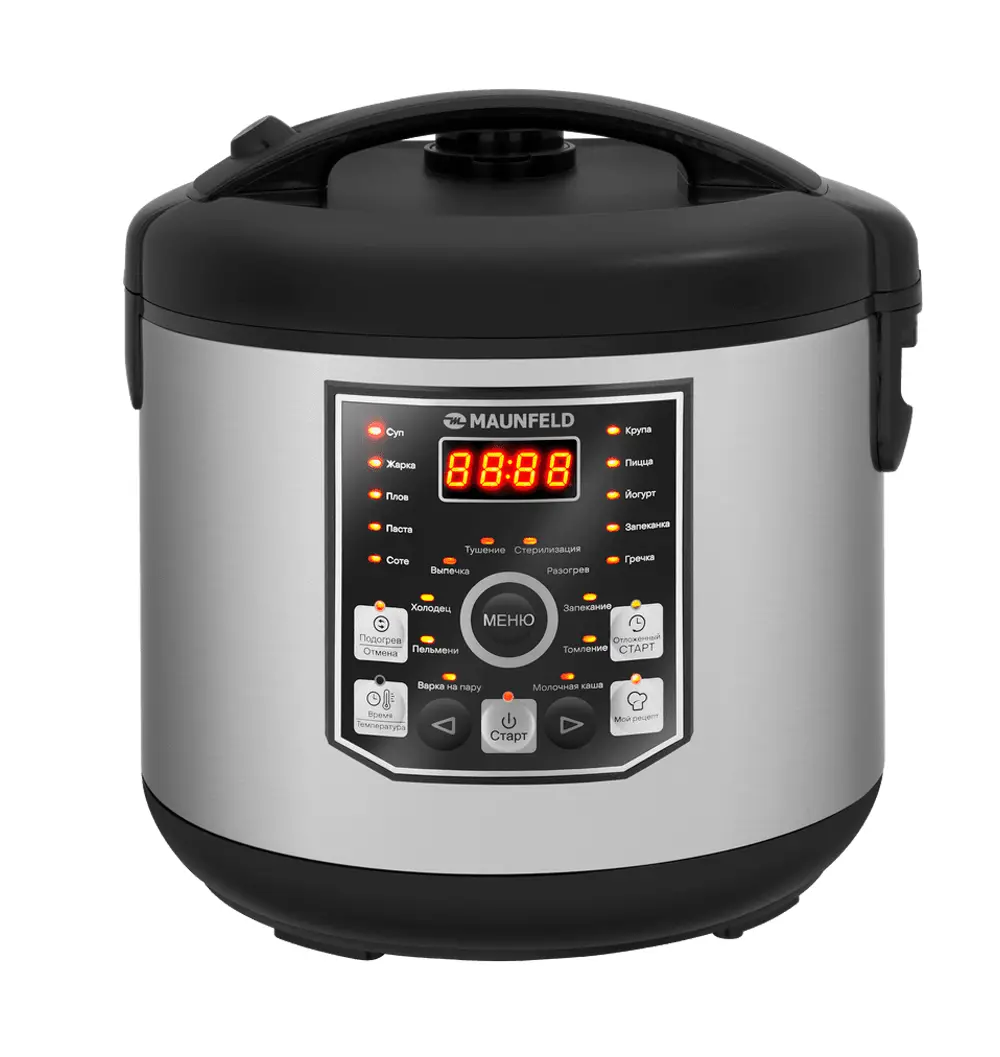 Изображение товара Мультиварка Maunfeld Mpmc-1624s 5 л 21 программ цвет черный, нержавеющая сталь