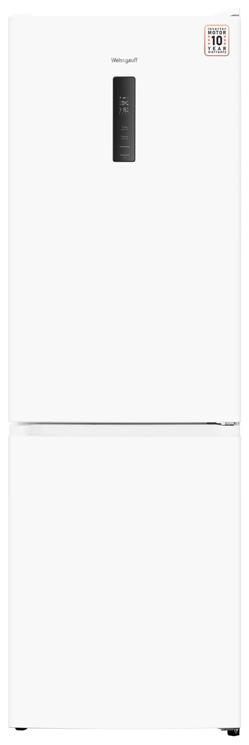 Изображение товара Отдельностоящий холодильник Weissgauff WRK 185 белый двухкамерный с No Frost