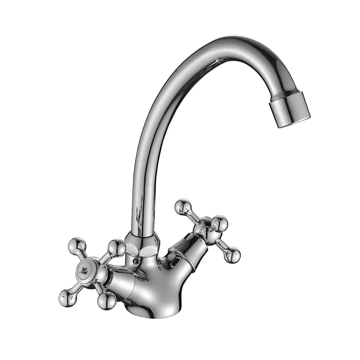 Изображение товара Смеситель для кухни Decoroom излив 18.7 см цвет хром DR54028