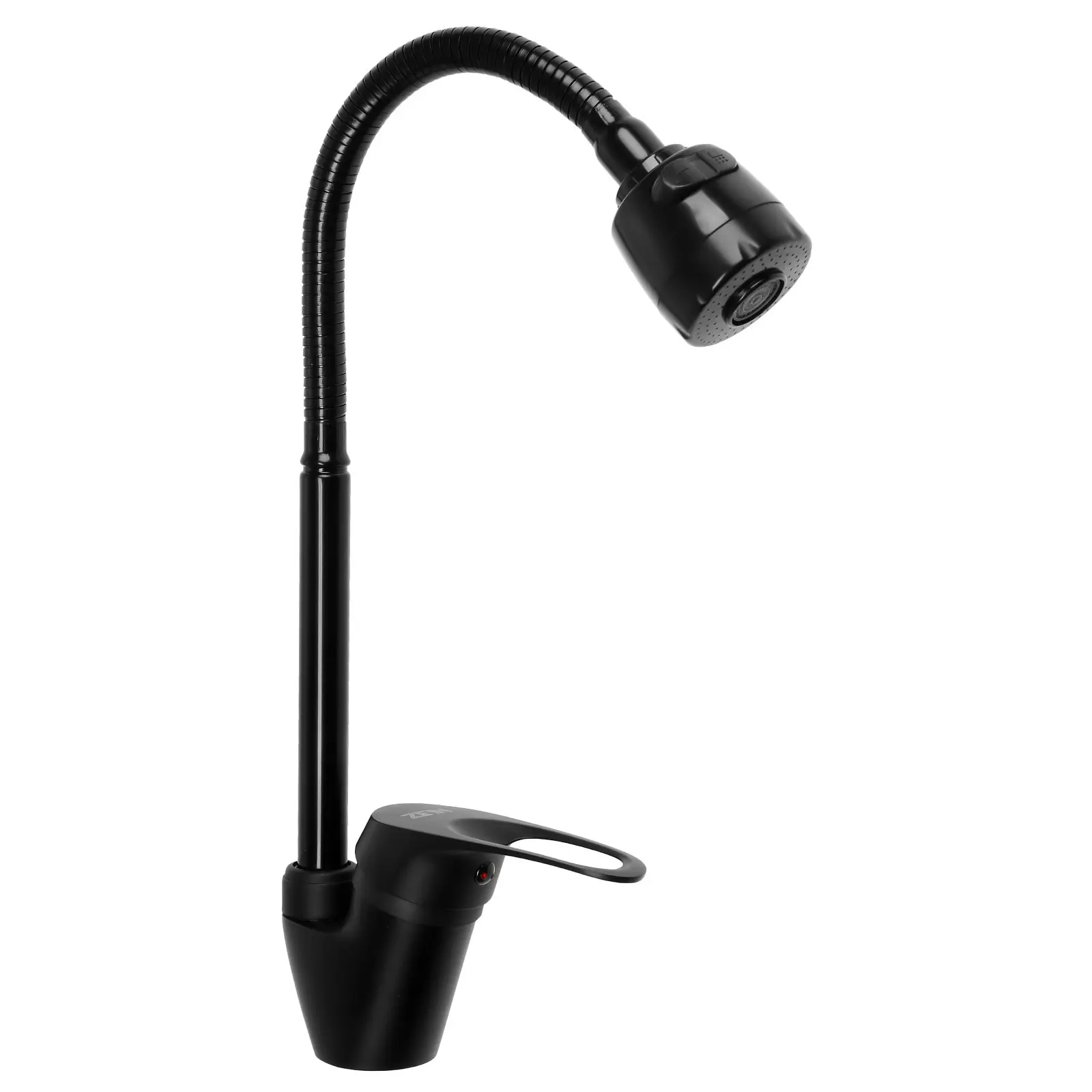 Изображение товара Смеситель для кухни Zein 9862240 поворотный излив 33.5 см цвет черный