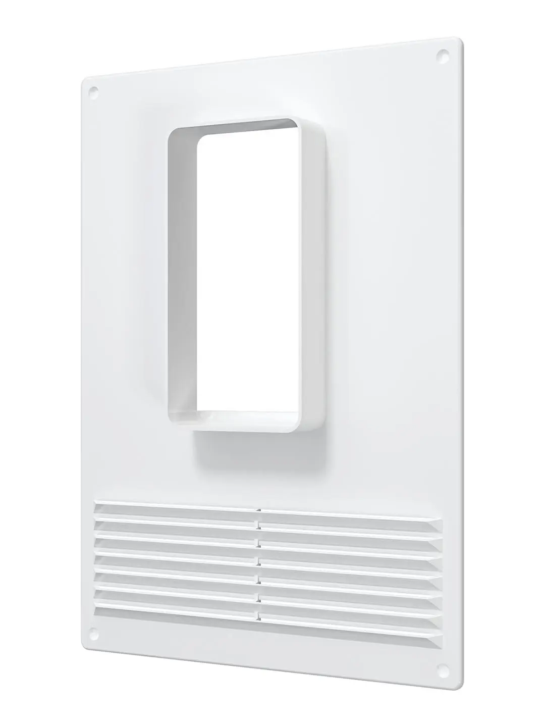 Изображение товара Площадка торцевая Era ПТВР фланец 60x120 вертикальная решетка пластик