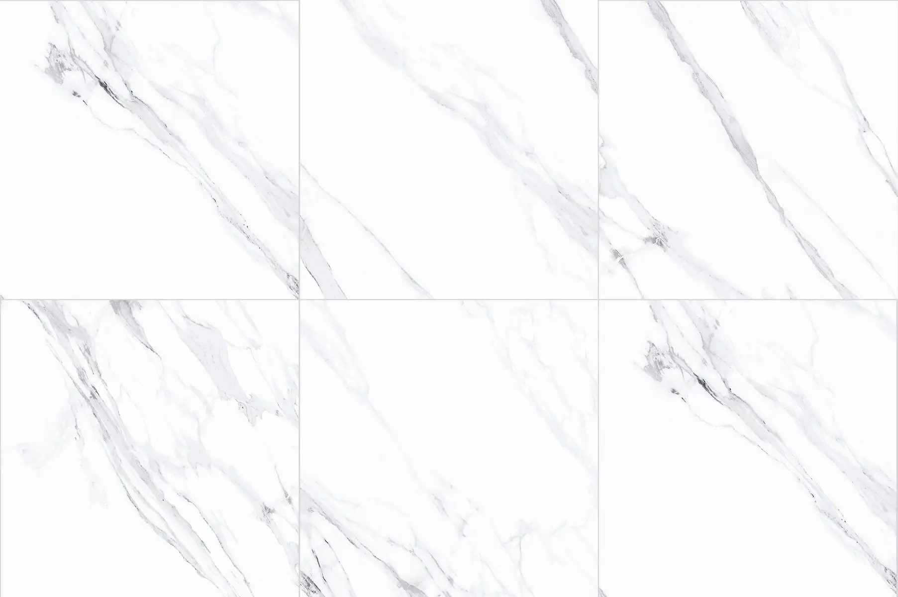 Изображение товара Керамогранит Staro Silk Calipso Matt 60x60 см белый мраморный эффект