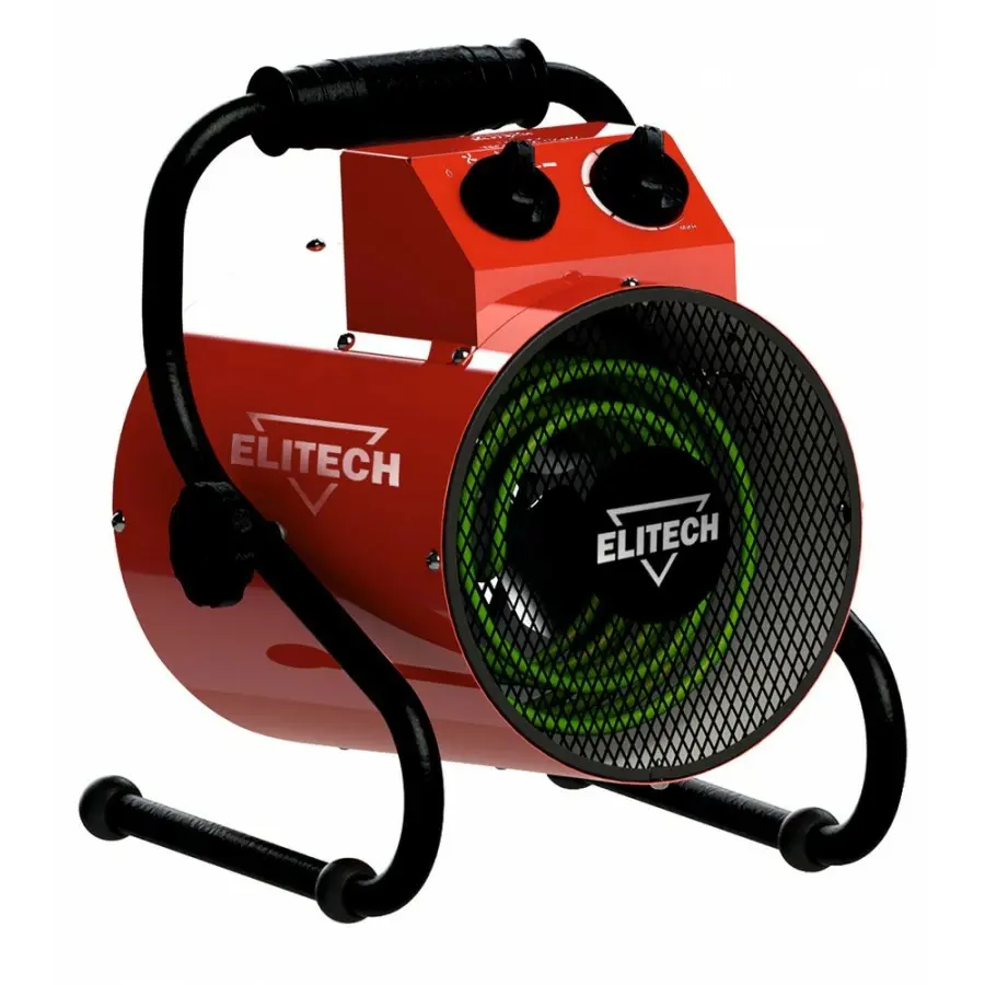 Изображение товара Электрическая тепловая пушка ELITECH ТВ 3ЕК 3000 Вт для обогрева помещений