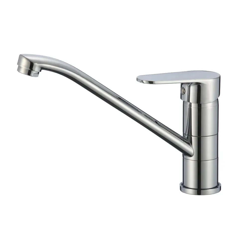 Изображение товара Смеситель для кухни однорычажный Wesnaart NAT07-131 излив 15.5 см цвет черный