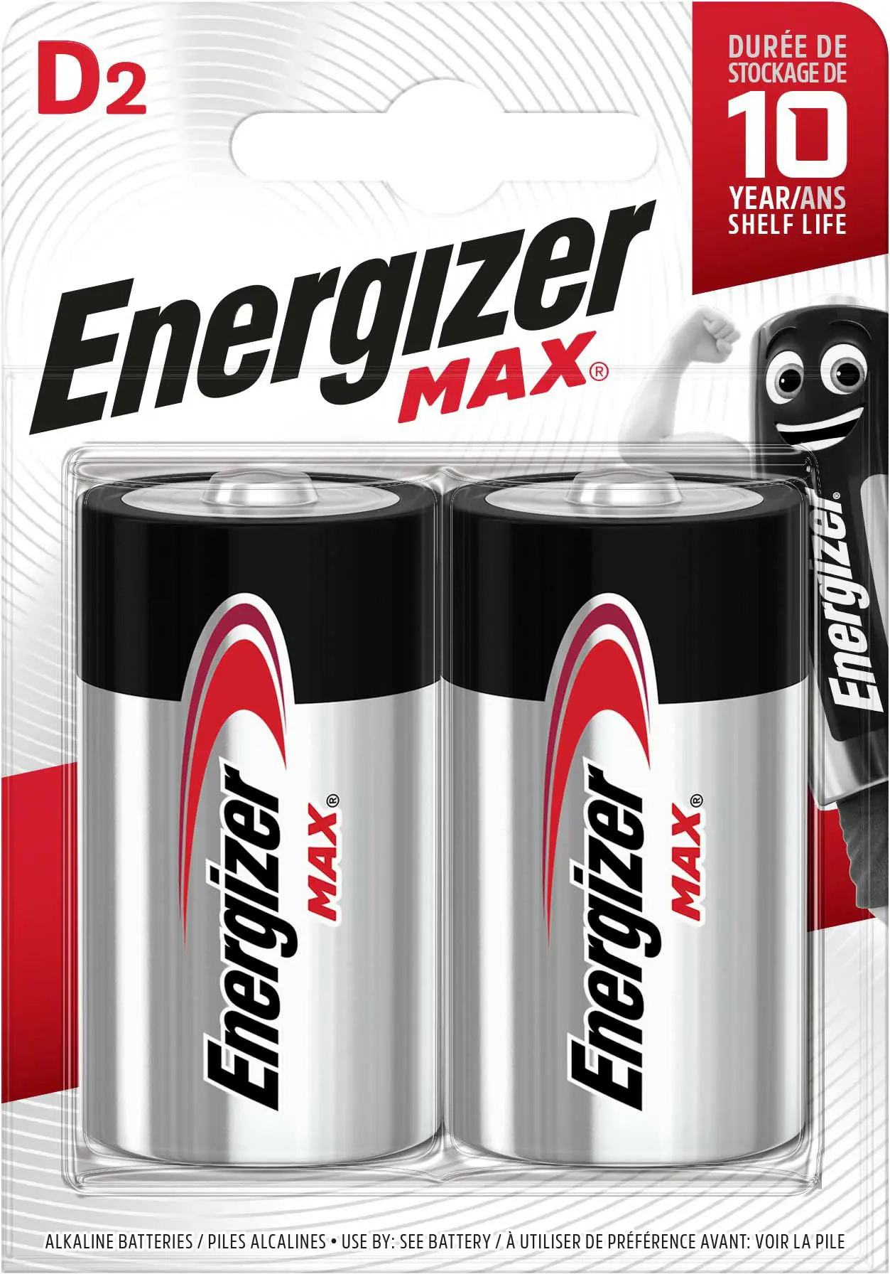 Изображение товара Батарейка Energizer Max D LR20 2 шт.