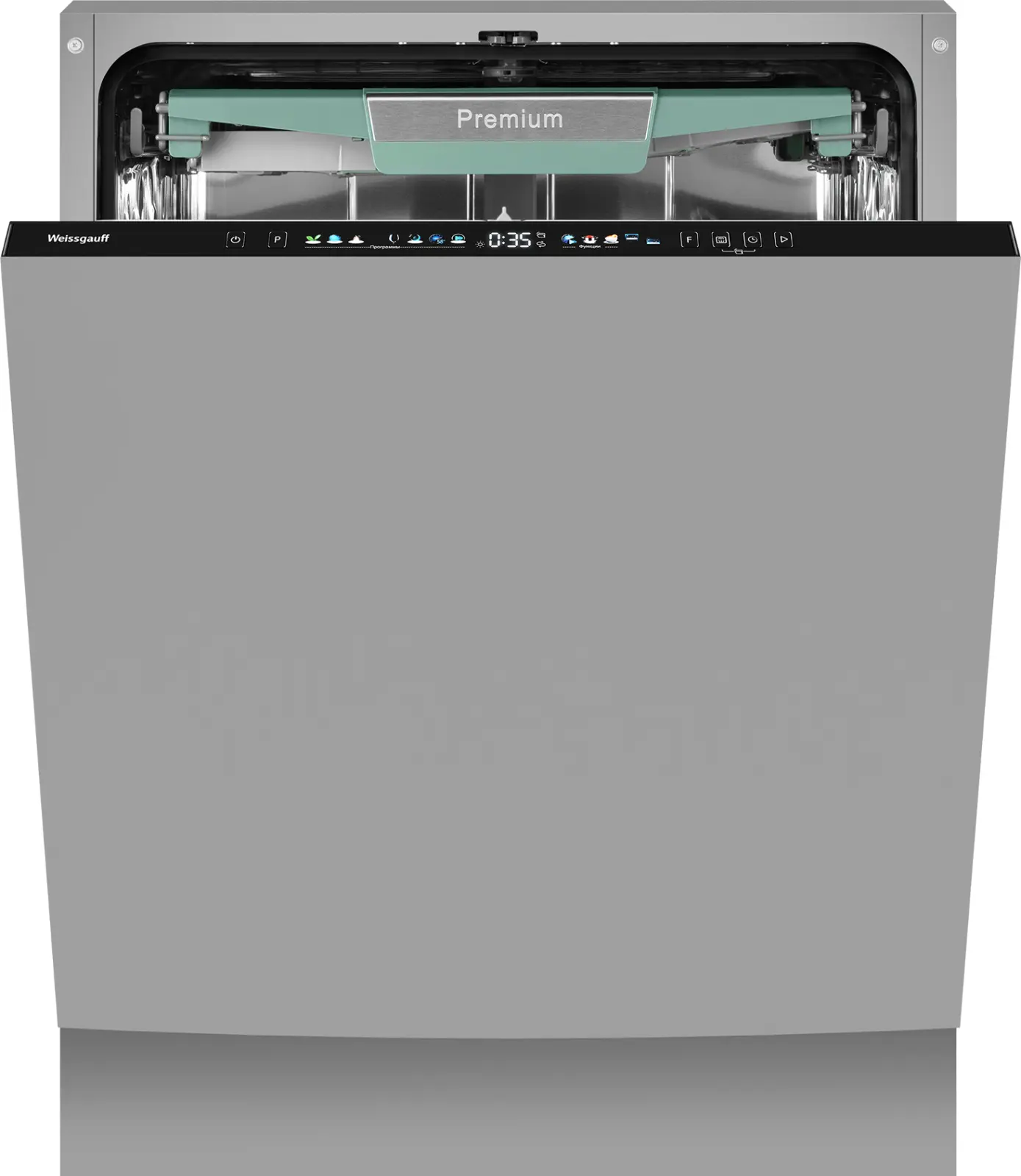 Изображение товара Встраиваемая посудомоечная машина Weissgauff BDW 6140 Ultra Real Autoopen Infolight