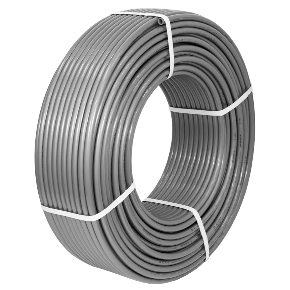 Изображение товара Труба из полиэтилена PE-RT для теплого пола 16x2 PN10 бухта 200 м серый