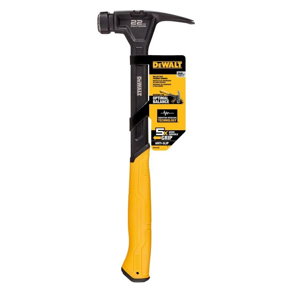 Изображение товара Молоток-гвоздодер Dewalt DWHT51005-0 стальная рукоятка 624 г