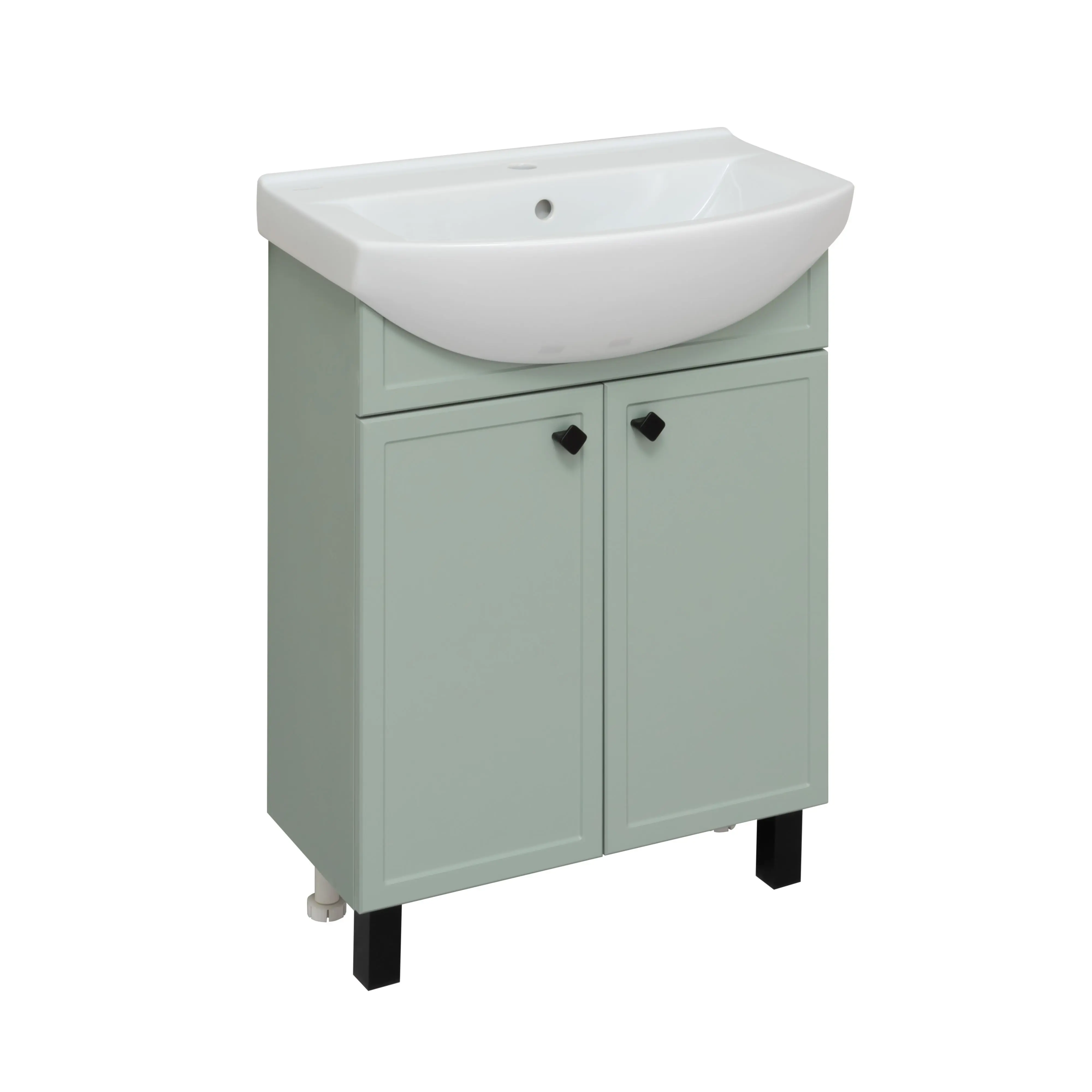 Изображение товара Тумба под раковину Runo Римини 65 см напольная цвет мята