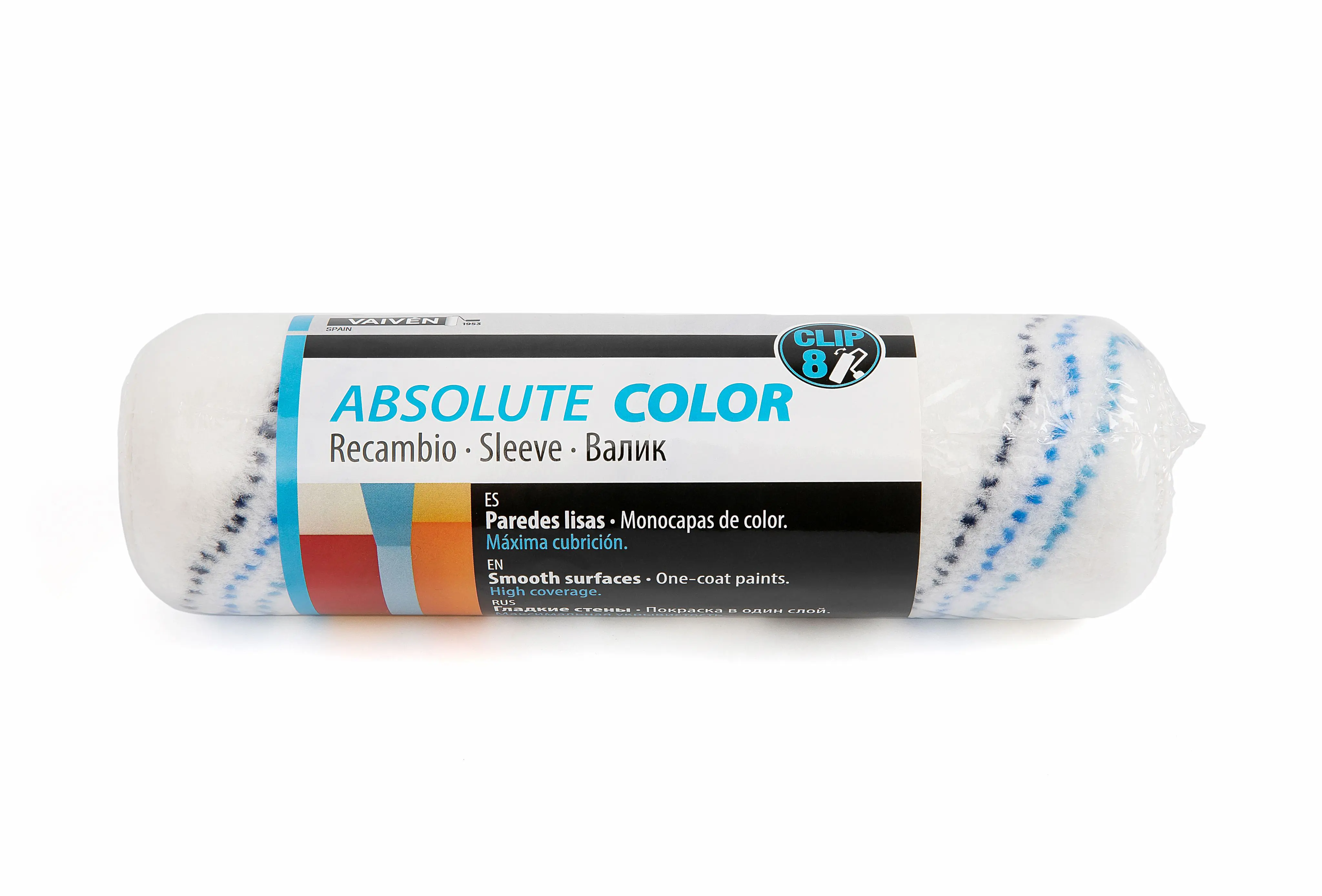 Изображение товара Валик сменный Vaiven Absolute Color 22 см D50 мм для бюгеля D8мм
