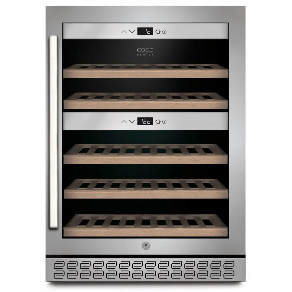 Изображение товара Винный шкаф Caso 60х82х62 см 40 бутылок цвет серебристый