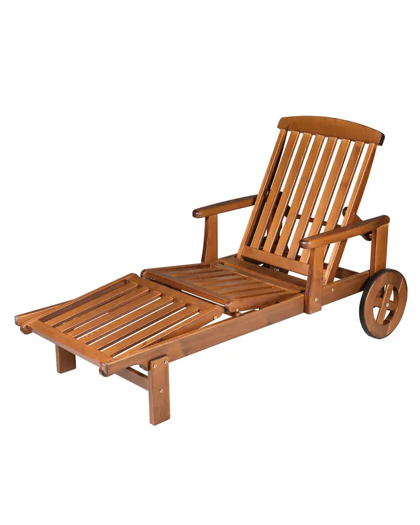 Изображение товара Шезлонг Azzura Regina 187 см х 73 см х 93 см сосна/сосна коричневый