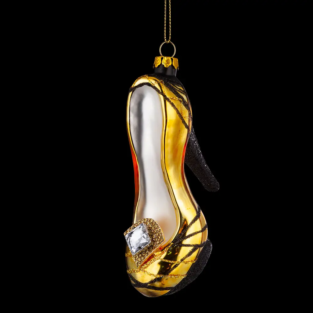 Изображение товара Елочная игрушка Erichkrause Выход в свет 11 см x 4 см жёлтый/золотой