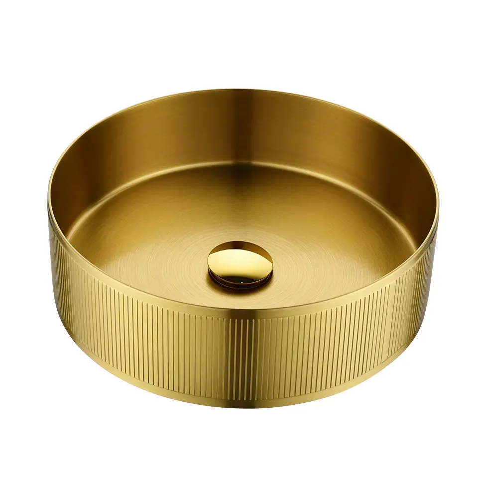 Изображение товара Раковина накладная Altrobagno costoso Costoso 40.2см цвет матовое золото