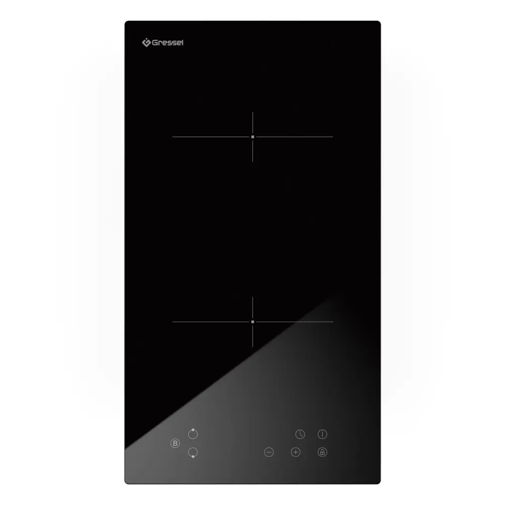 Изображение товара Индукционная варочная панель Gressel U30I72S000 30 см двойная черная