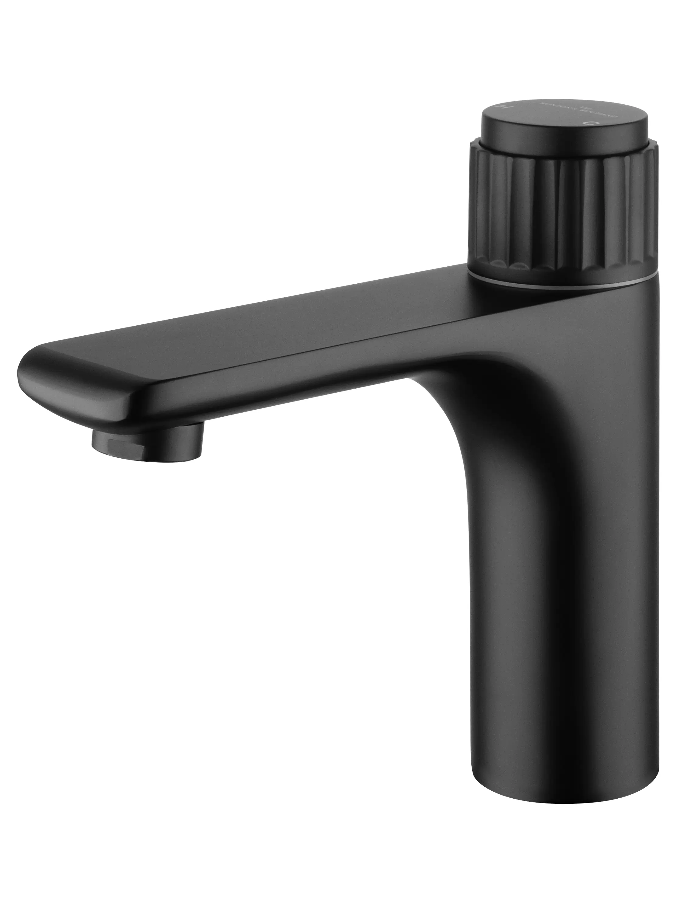 Изображение товара Смеситель для раковины Wonzon & Woghand Click однорычажный цвет черный матовый WW-A40412-MB