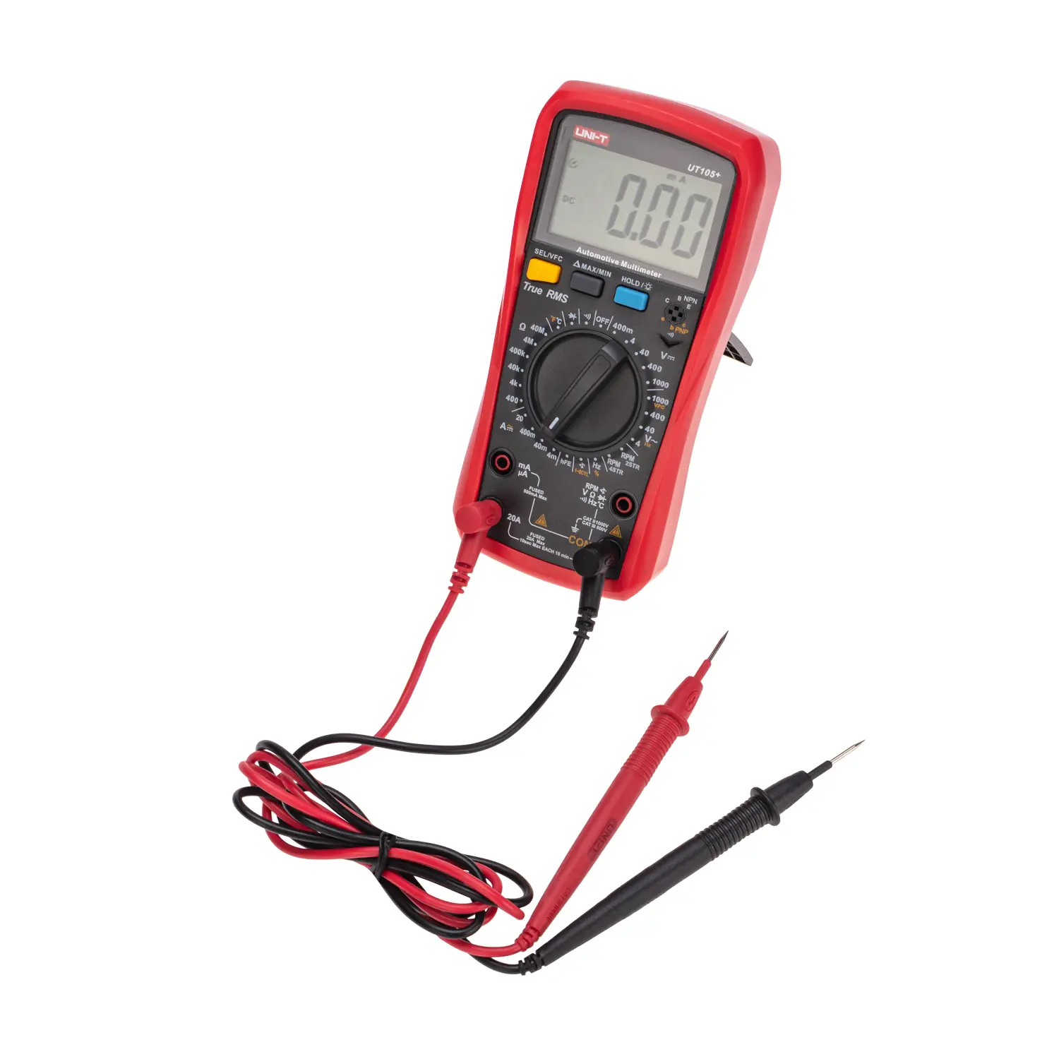 Изображение товара Мультиметр автомобильный Uni-T UT105 Plus TRUE RMS с функциями измерения температуры и скорости вра