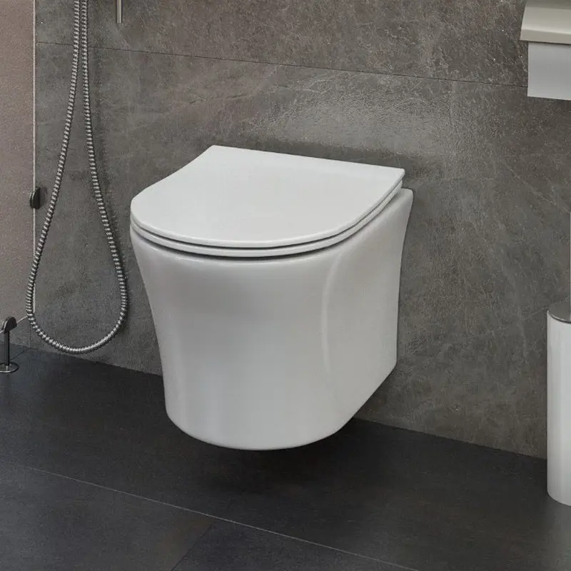 Изображение товара Унитаз подвесной Ceruttispa Adige Aria CT7837 безободковый с сиденьем микролифт