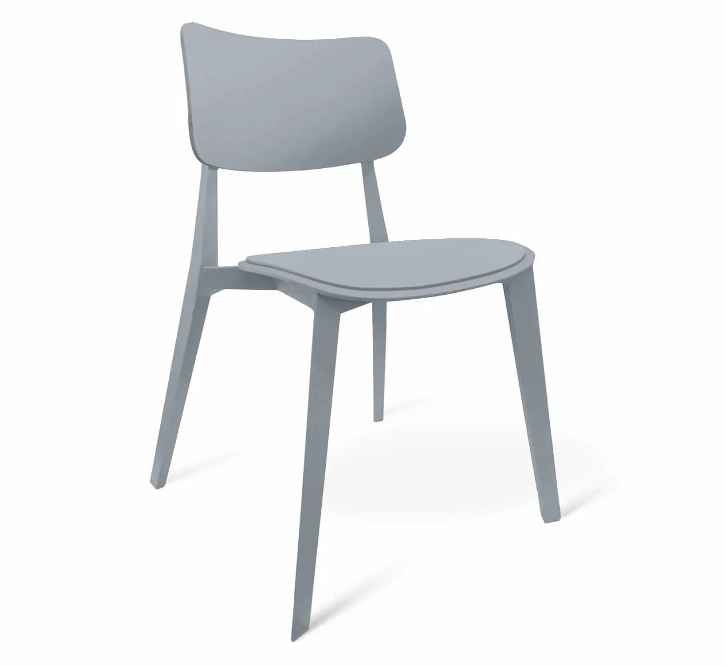 Изображение товара Стул Sheffilton 2249343210 40x82.5x55.5 см полипропилен цвет Серый