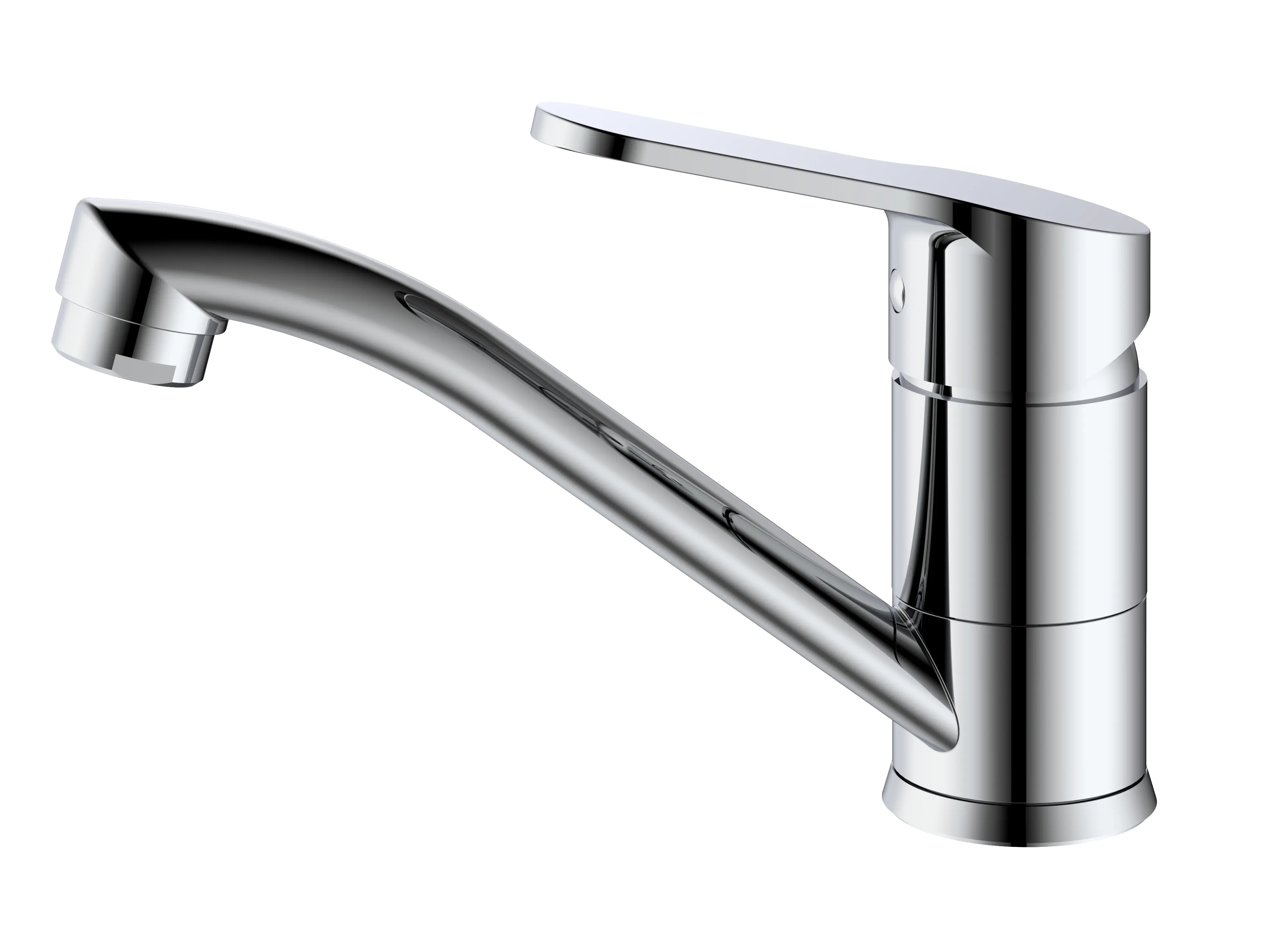 Изображение товара Смеситель для кухни Splenka S07.45 поворотный излив 8 см цвет хром