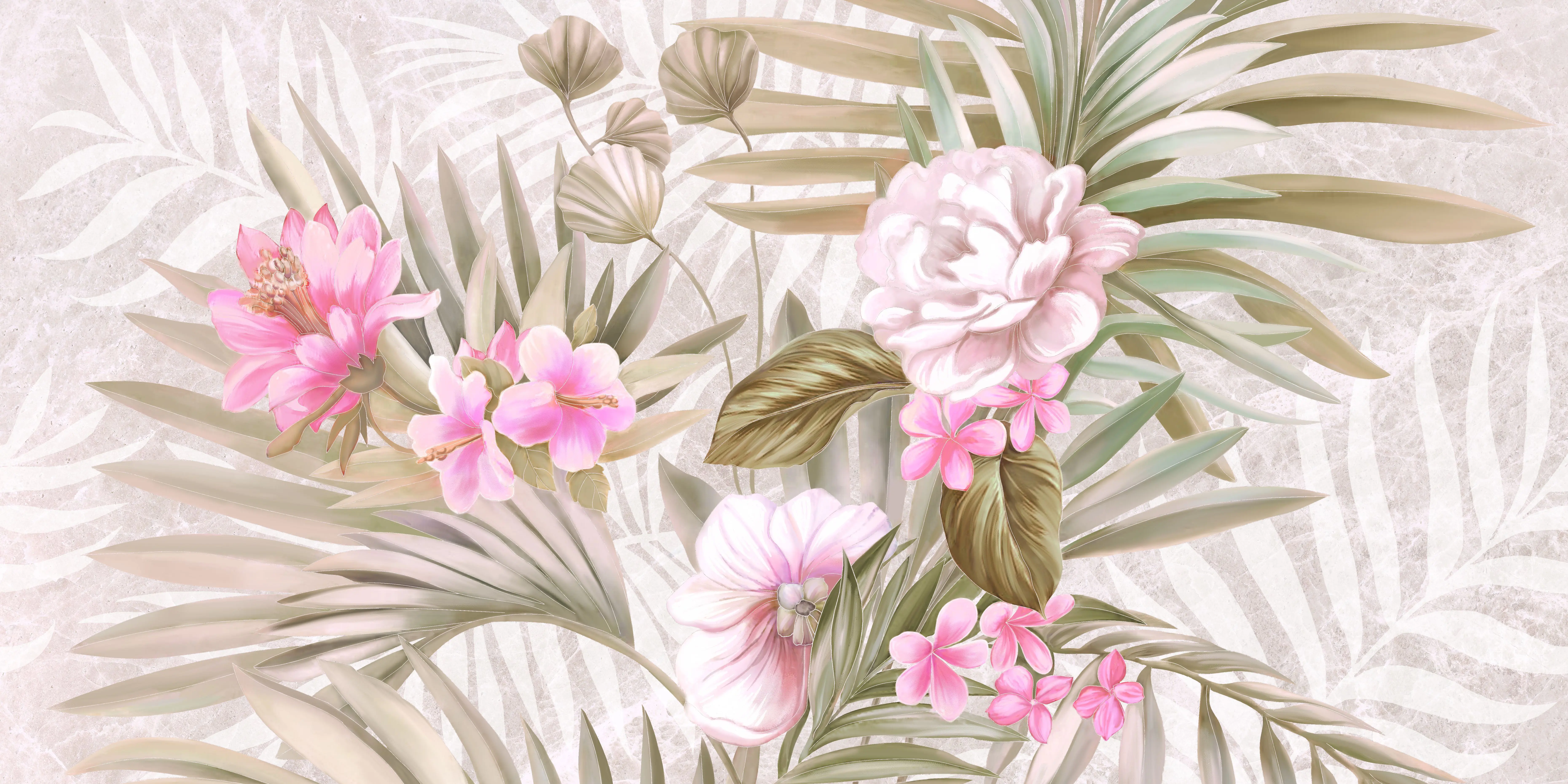 Изображение товара Настенная керамическая плитка Kerlife Livorno Fiori 1 31.5x63см для стен