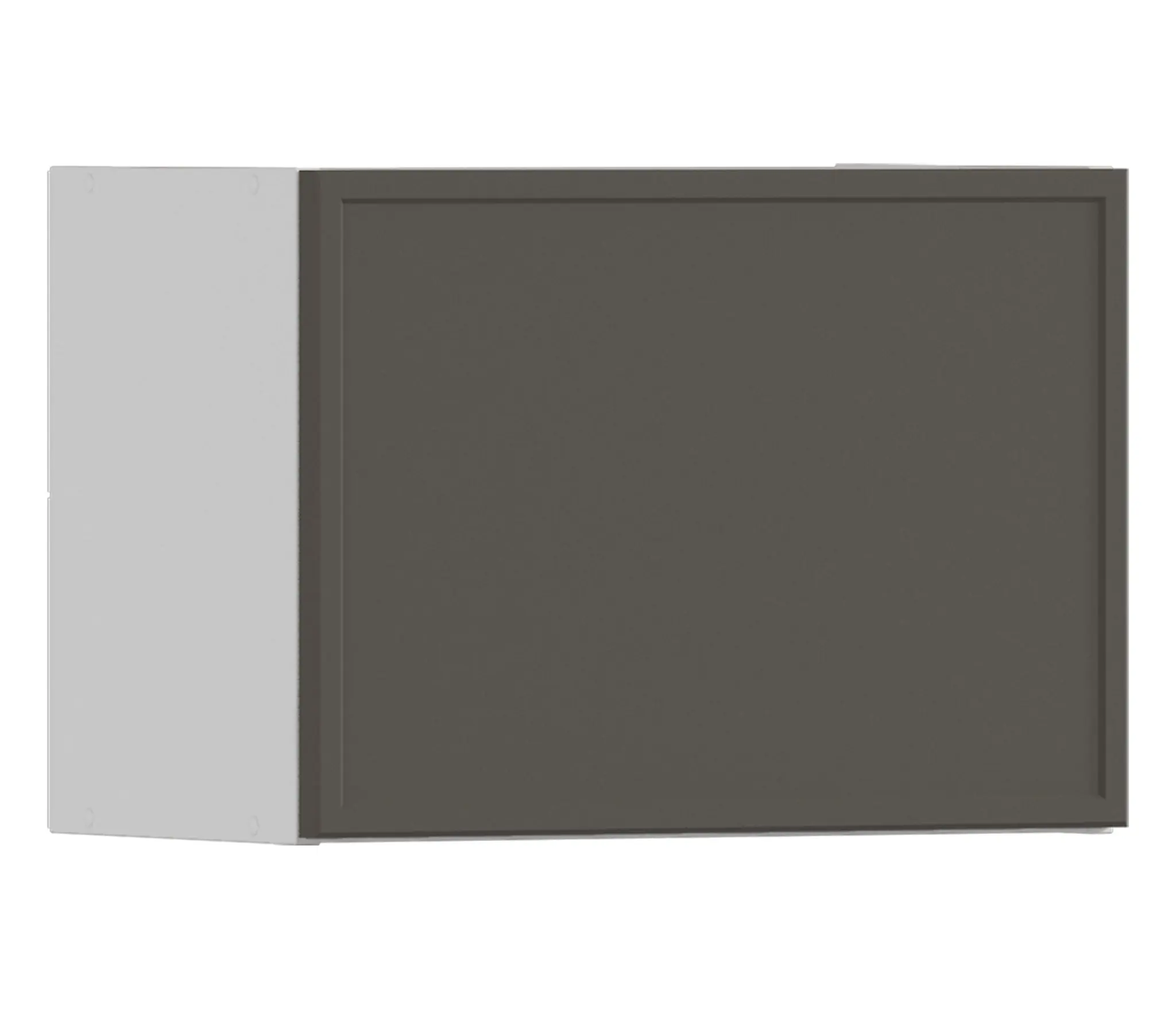 Изображение товара Модуль Столплит Регина квадро 80x36x30 см ЛДСП цвет белый/МДФ квадро базальт