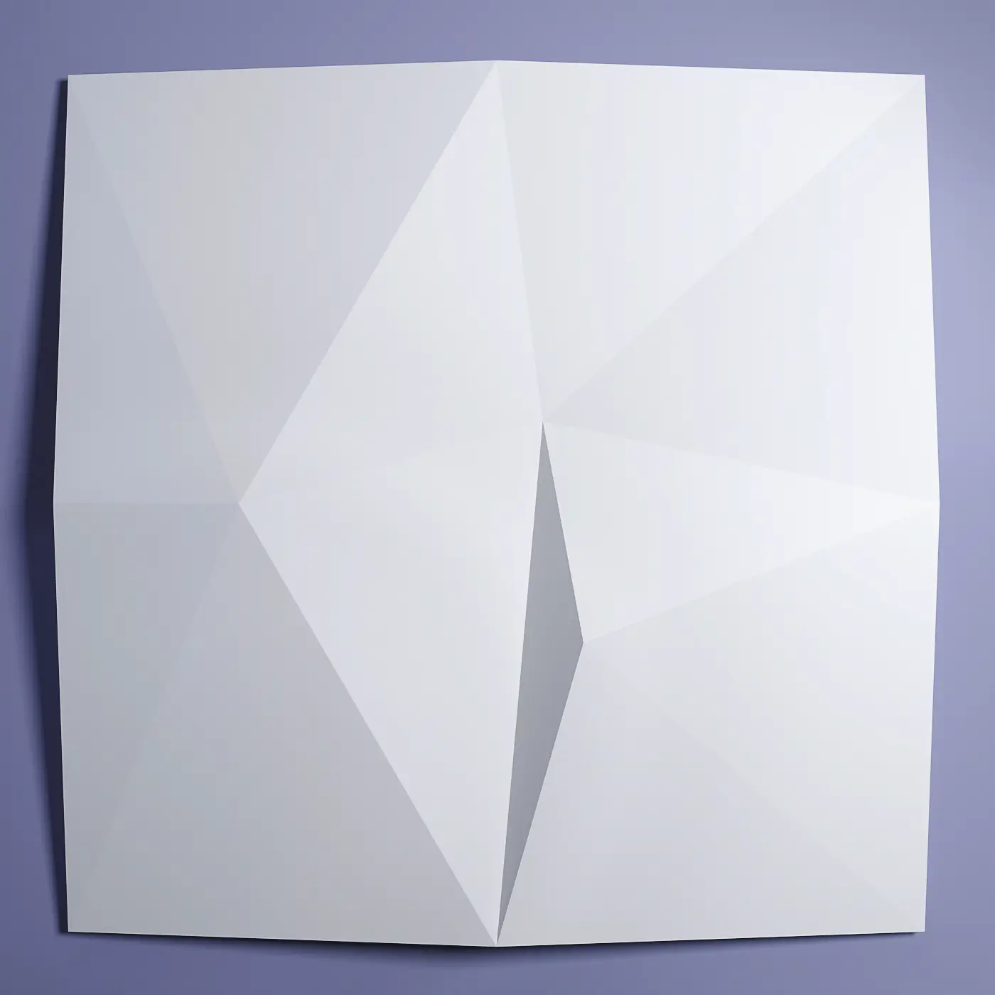 Изображение товара Стеновая панель 3D Bello deco Polymer СП 16 белый 500x500x50мм 0.25м²