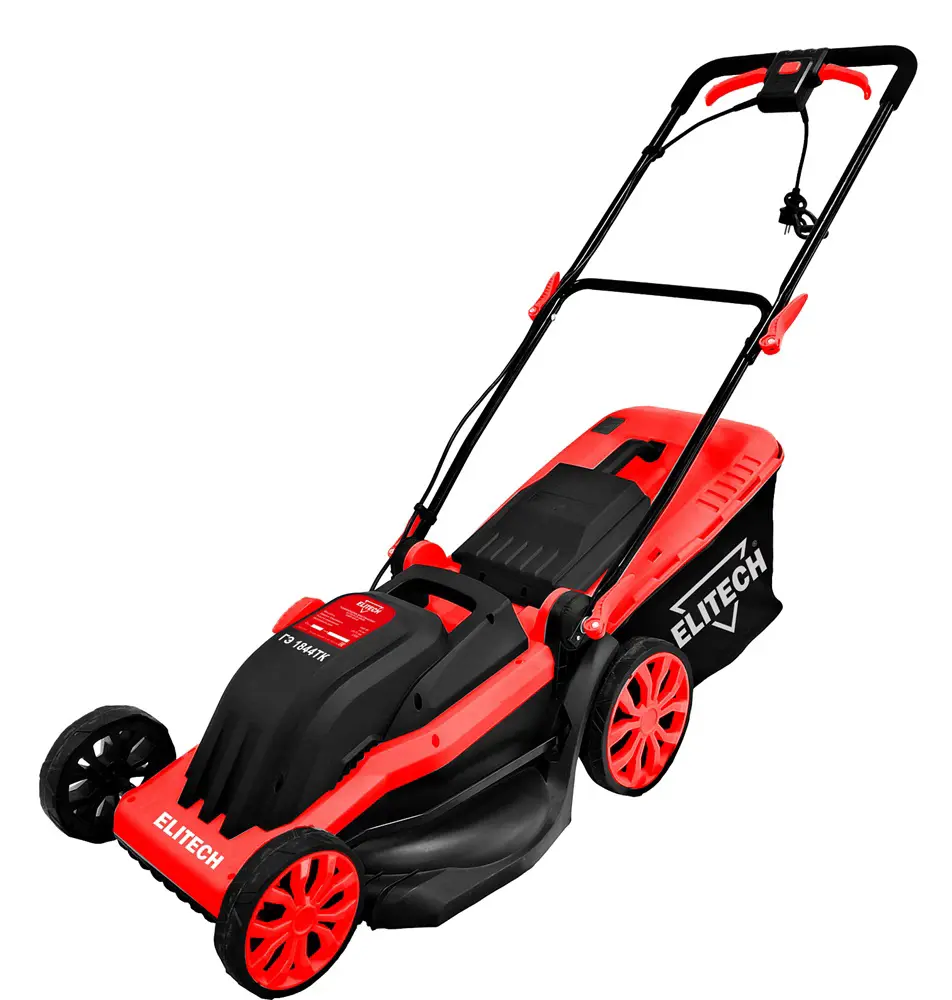 Изображение товара Газонокосилка электрическая Elitech Гэ 1844тк (e1601.025.00) 1800 Вт 44 см