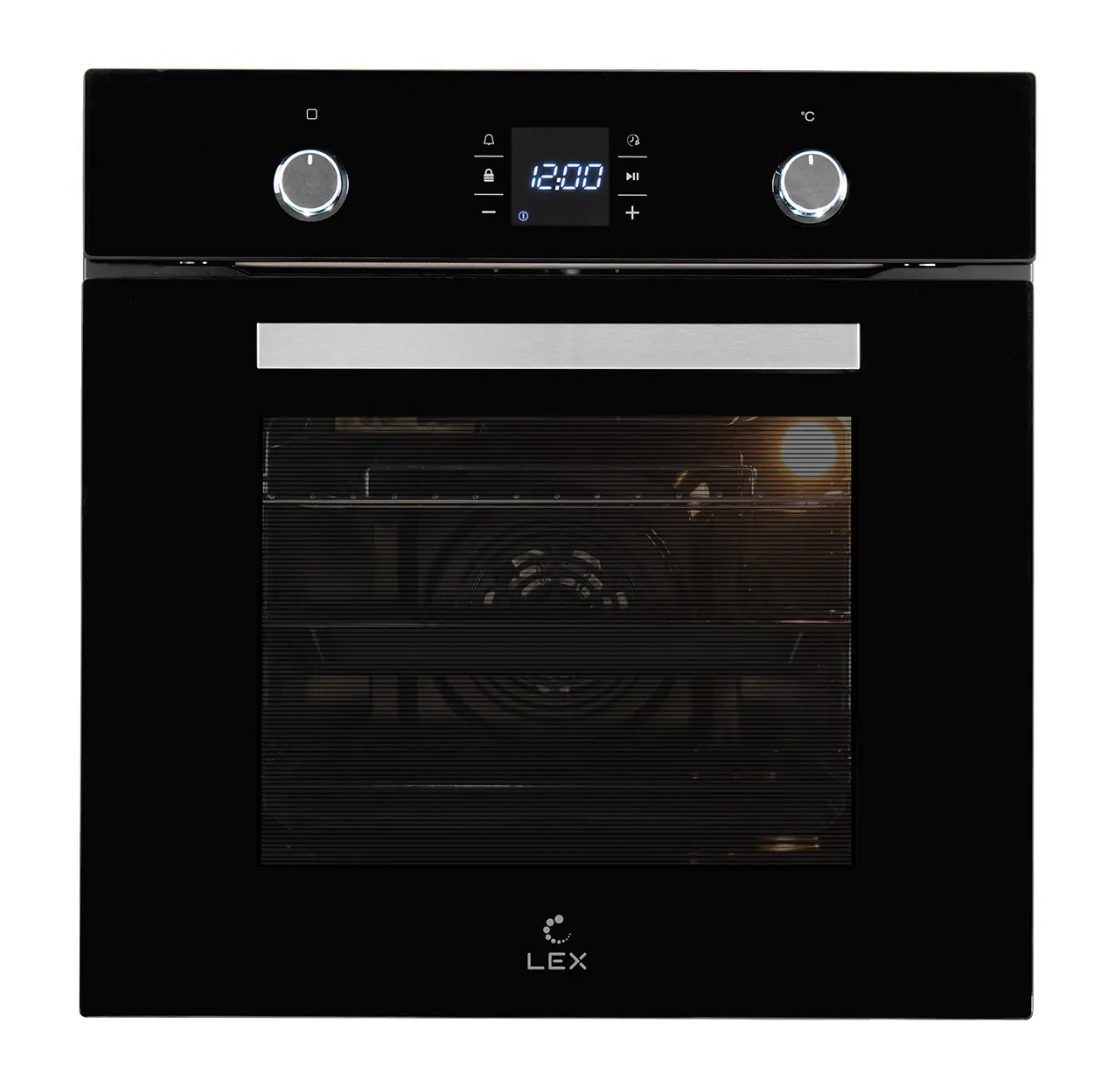 Изображение товара Духовой шкаф Lex EDP 094 BL электроконвекция 59.5х59.5х53 см черный глянцевый