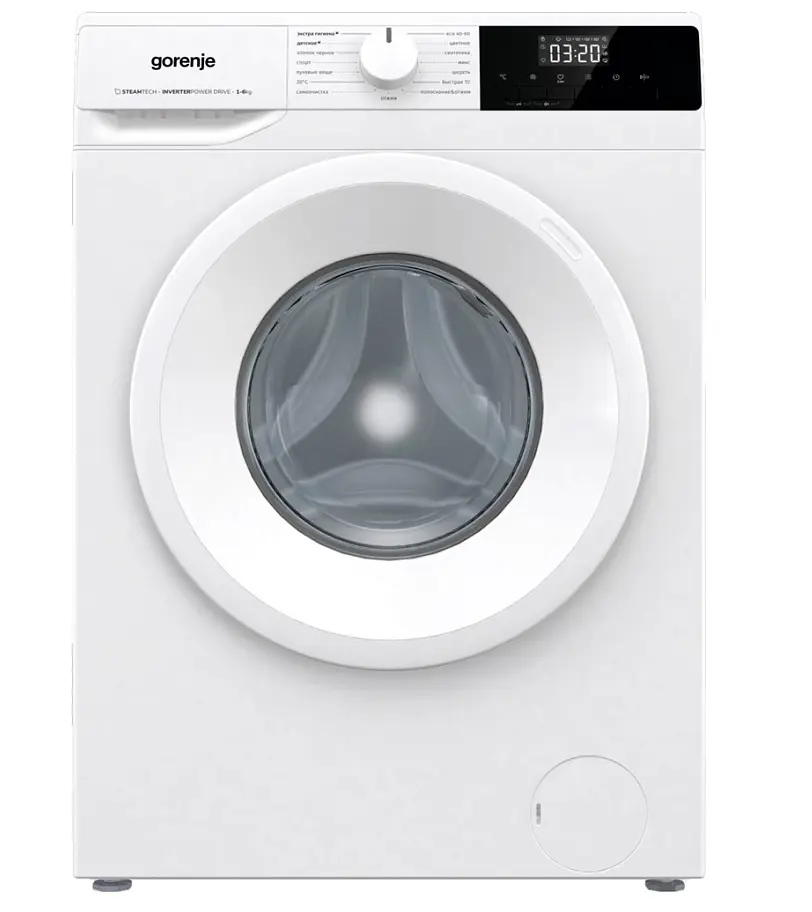 Изображение товара Стиральная машина Gorenje W1nhpi60scs 59.4x84.9x43.4 см 6 кг цвет белый