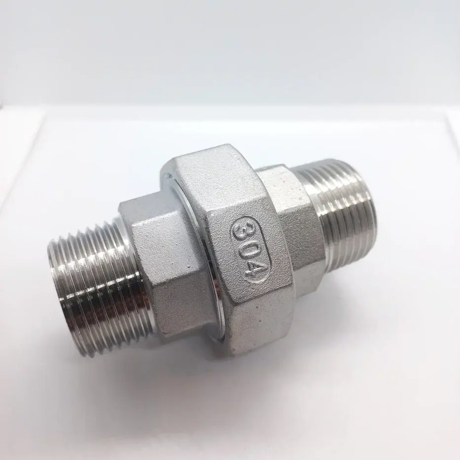 Изображение товара Американка прямая из нержавеющей стали 1 1/2"x1 1/2" для водопровода