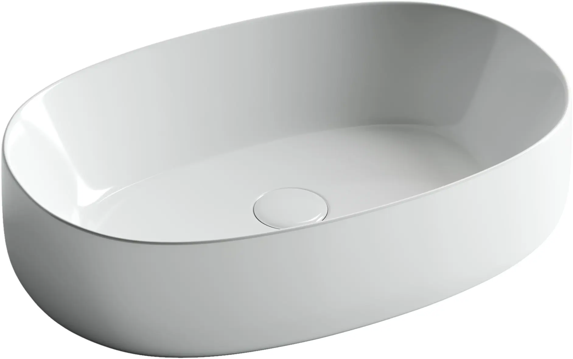 Изображение товара Раковина накладная Ceramicanova element CN5023 54см цвет белый