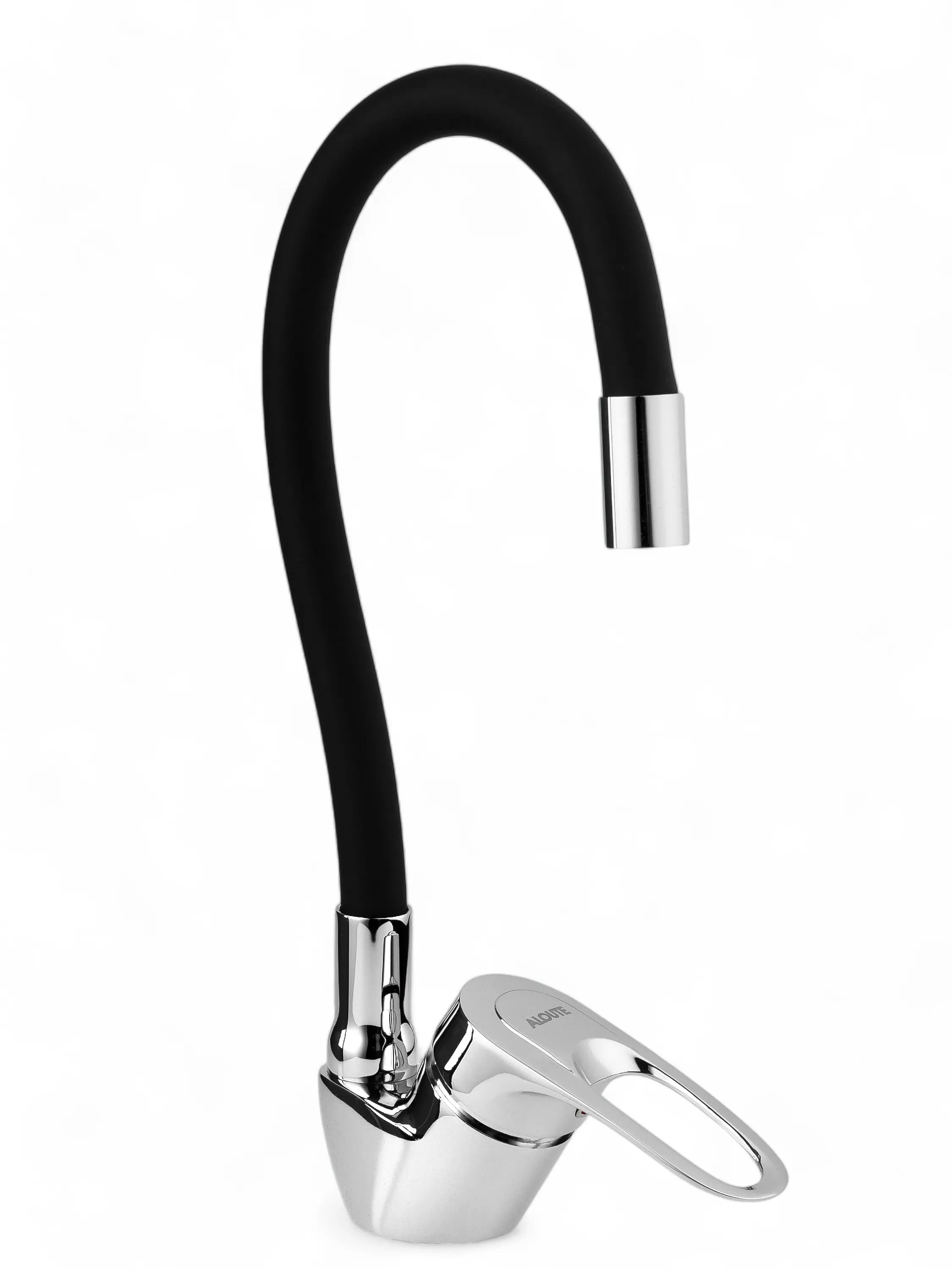 Изображение товара Смеситель для кухни Aloute гибкий излив 17 см цвет хром