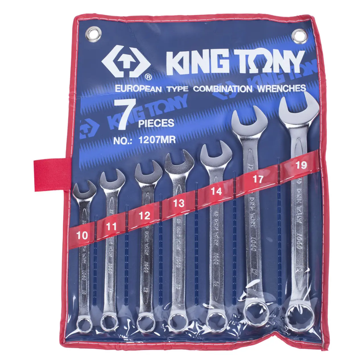 Изображение товара Набор комбинированных ключей King Tony 1207MR 10-19 мм, 7 шт